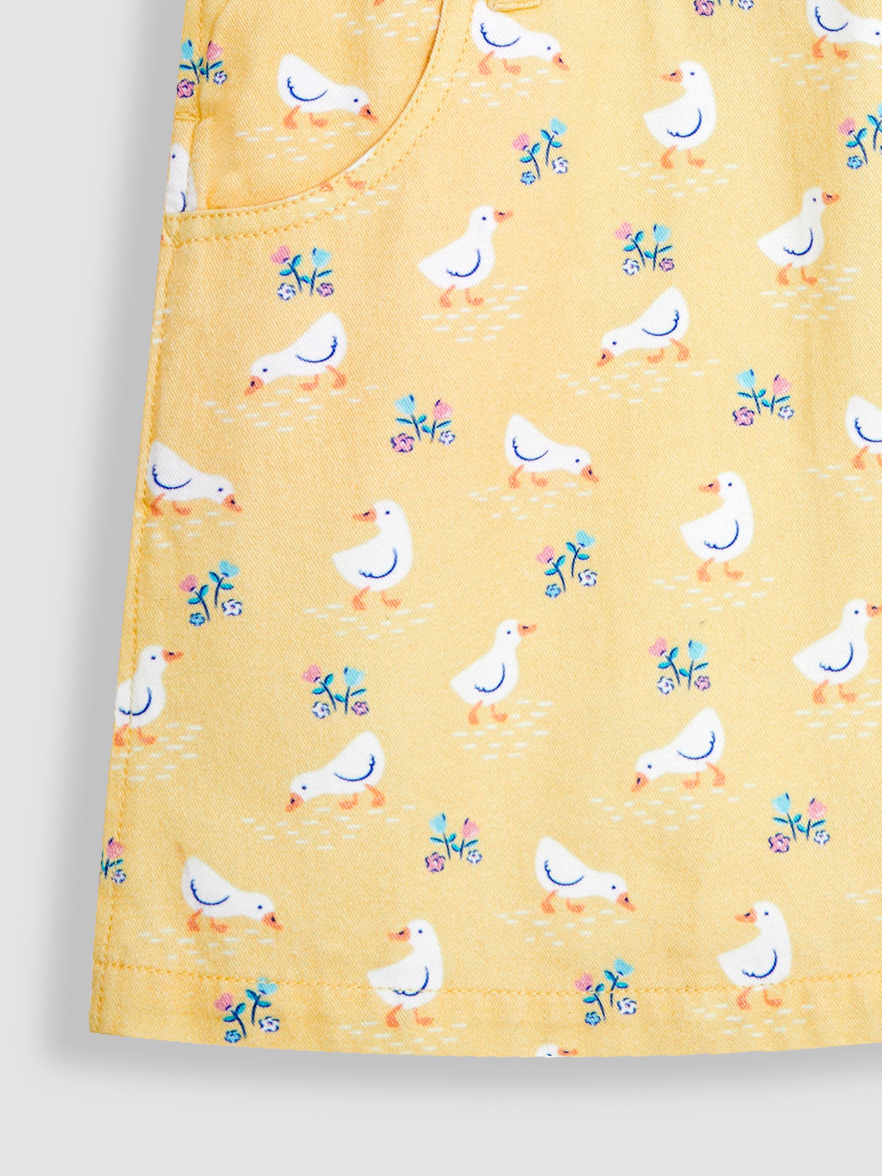 Yellow Duck Twill Dungaree Dress - Image 4 of 4
