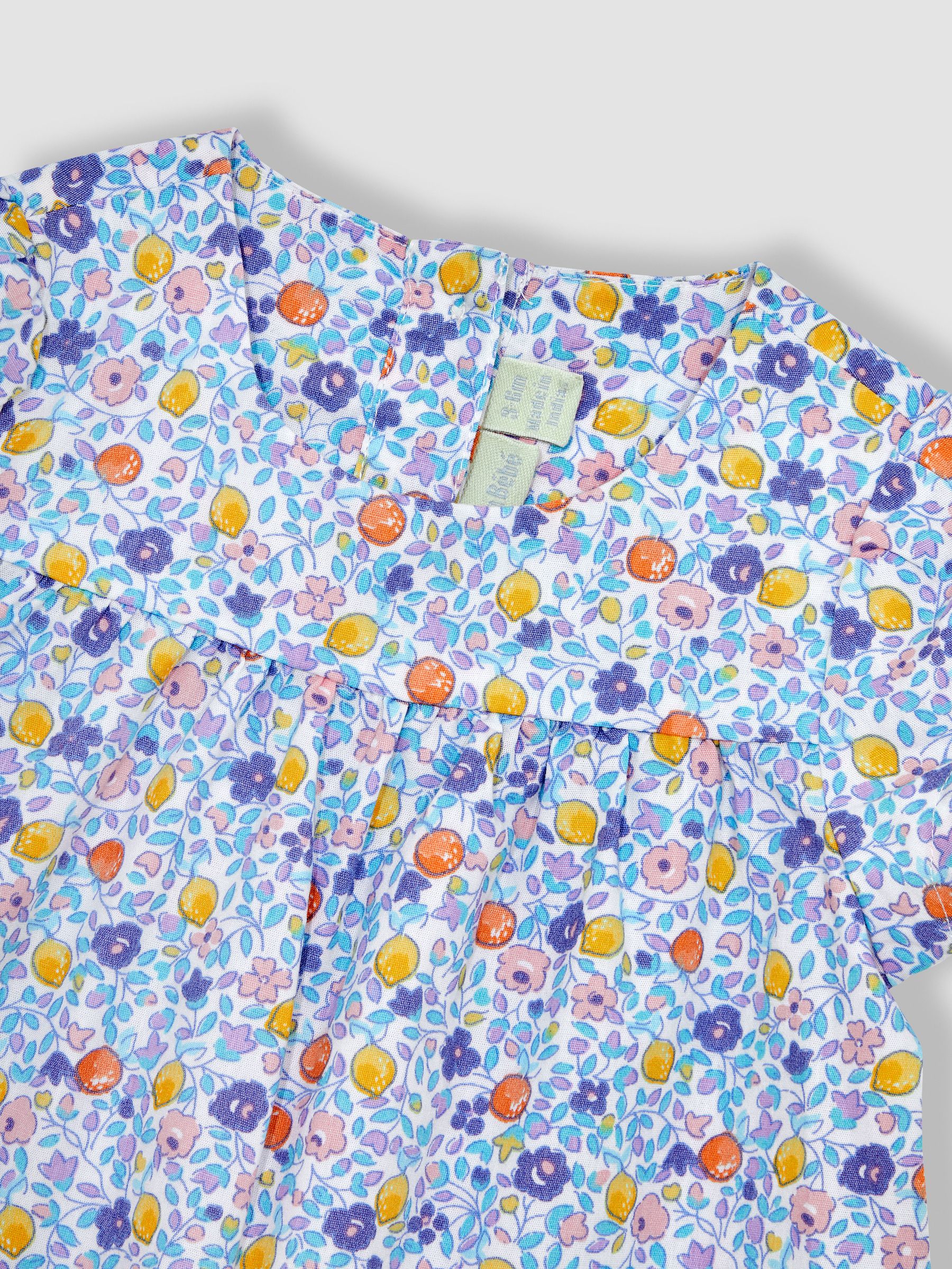 Lilac Purple Duck 2-Piece Appliqué Blouse & Leggings Set - Image 4 of 4