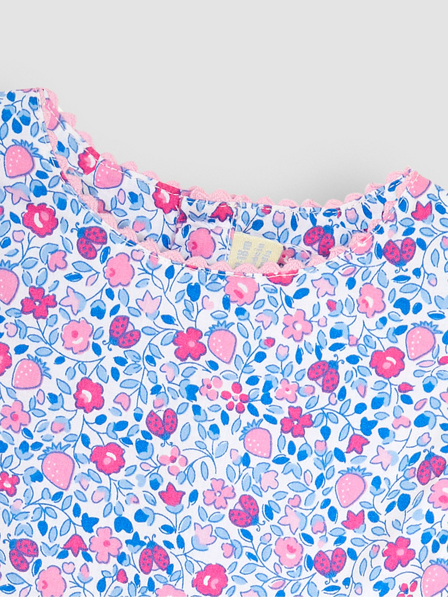 Pink Ladybird Ditsy Floral Novelty Pocket Dress - Image 3 of 3
