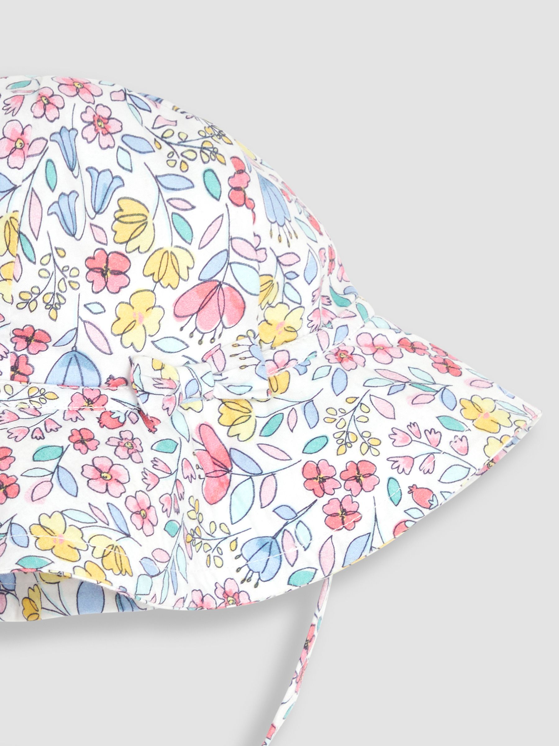Pink Meadow Floral Floppy Sun Hat - Image 2 of 2