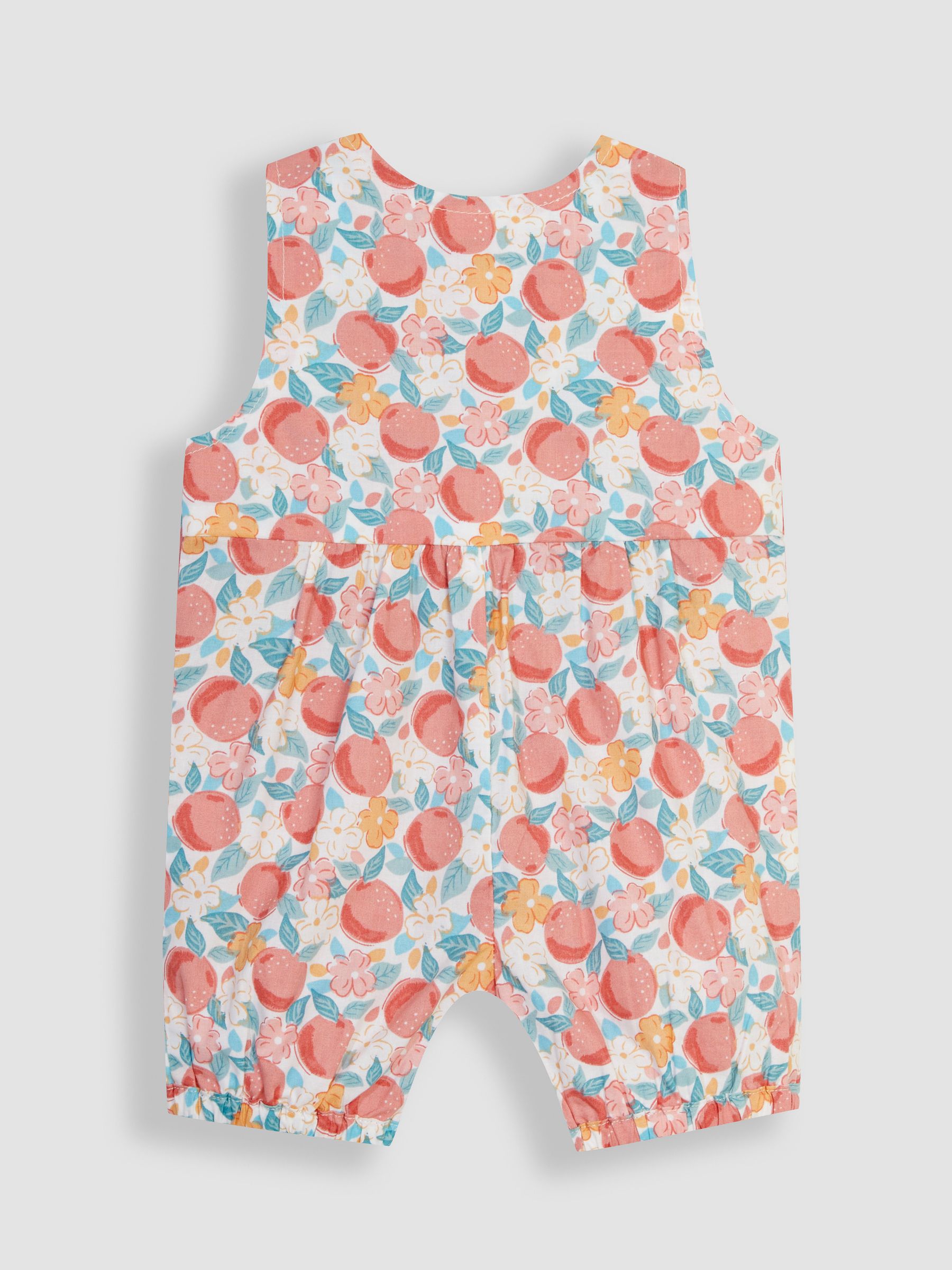 Pink Pretty Peach Floral Dungarees - Image 2 of 3