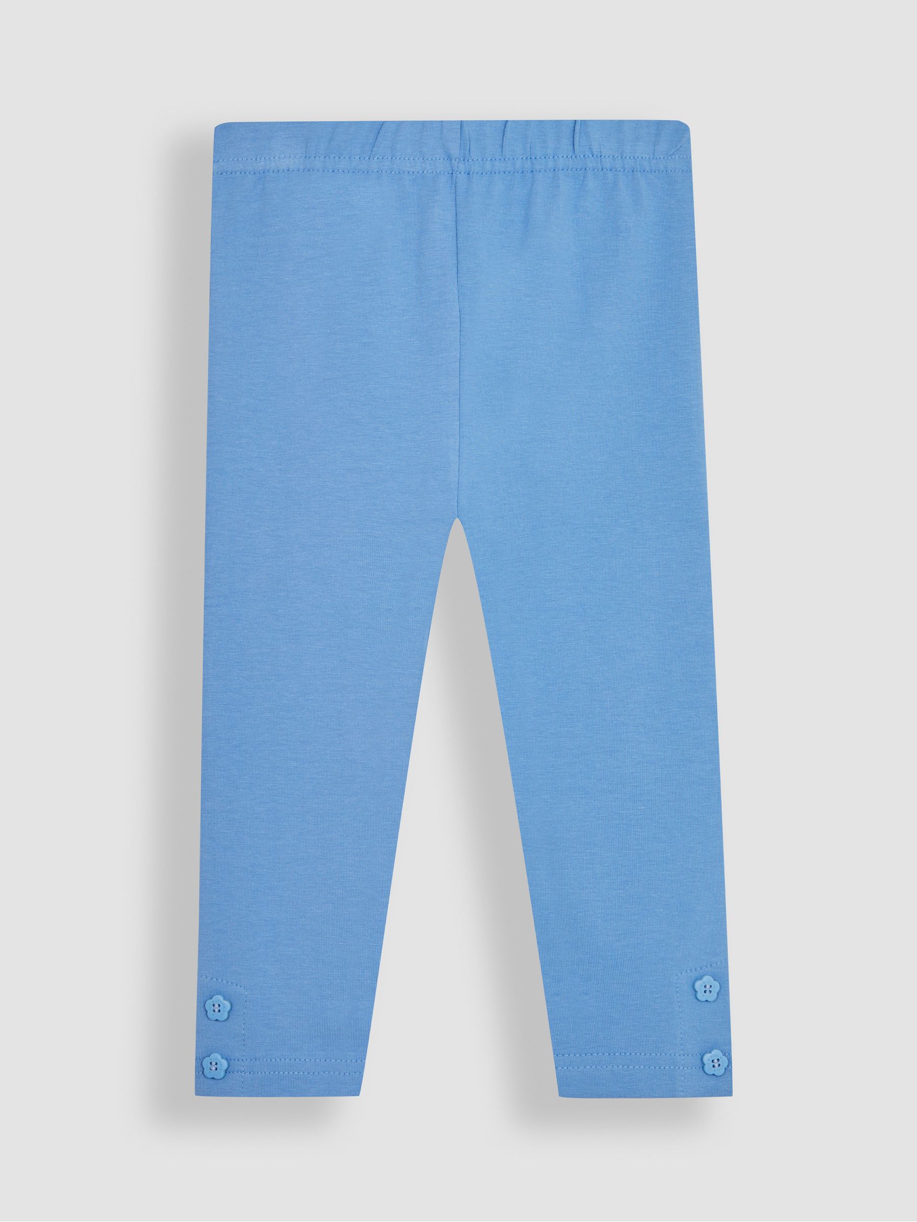 Pink Strawberry Garden Floral & Blue 2-Pack Leggings - Image 3 of 7