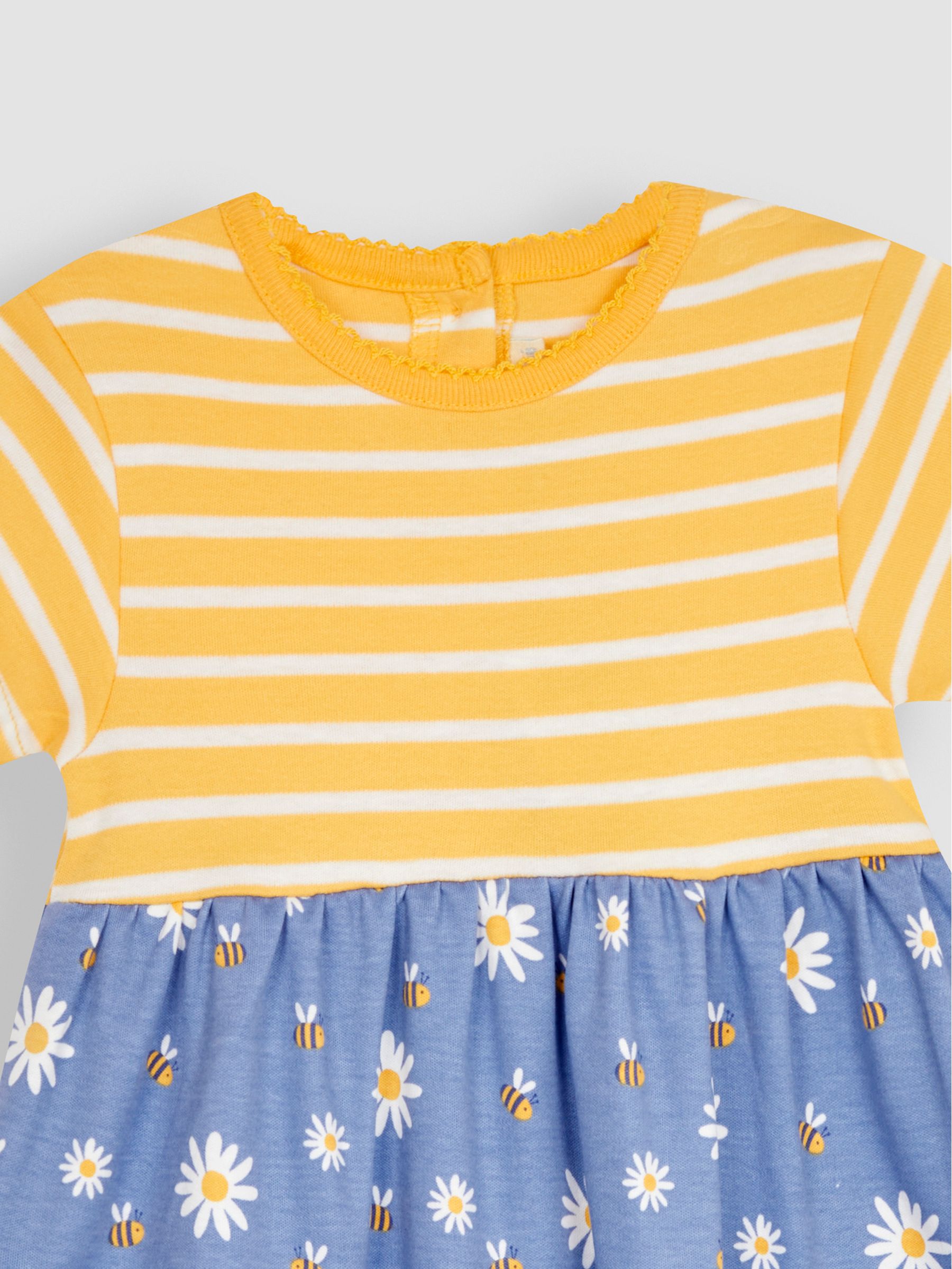 Blue Daisy & Bee Mix & Match With Pet In Pocket Jersey Dress - Image 2 of 4