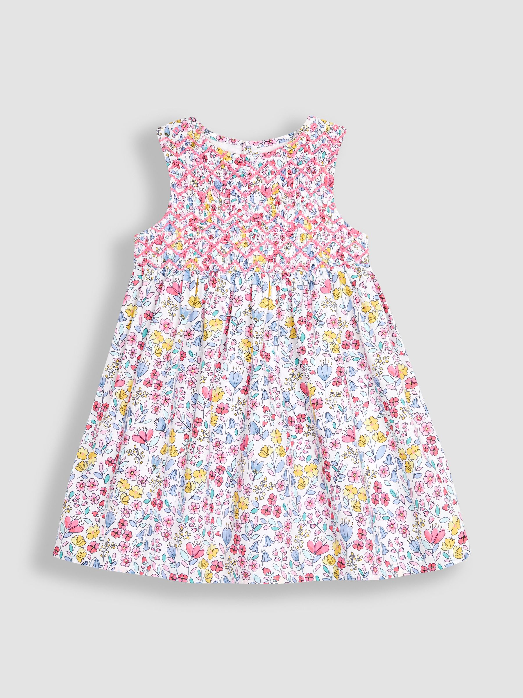 Blue Meadow Floral Smocked Dress - Image 2 of 4