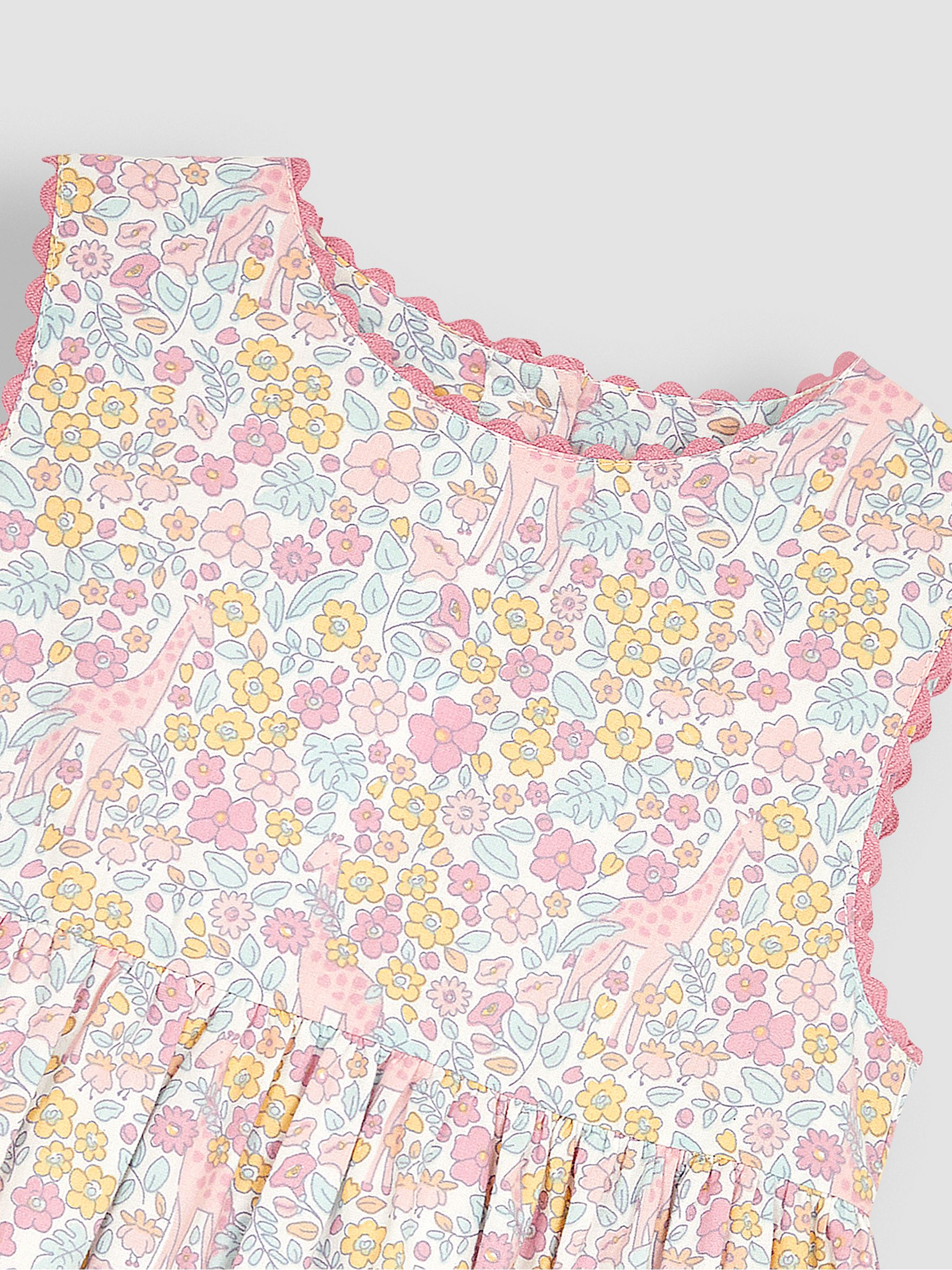 Pink Giraffe Floral Summer Dress - Image 2 of 3