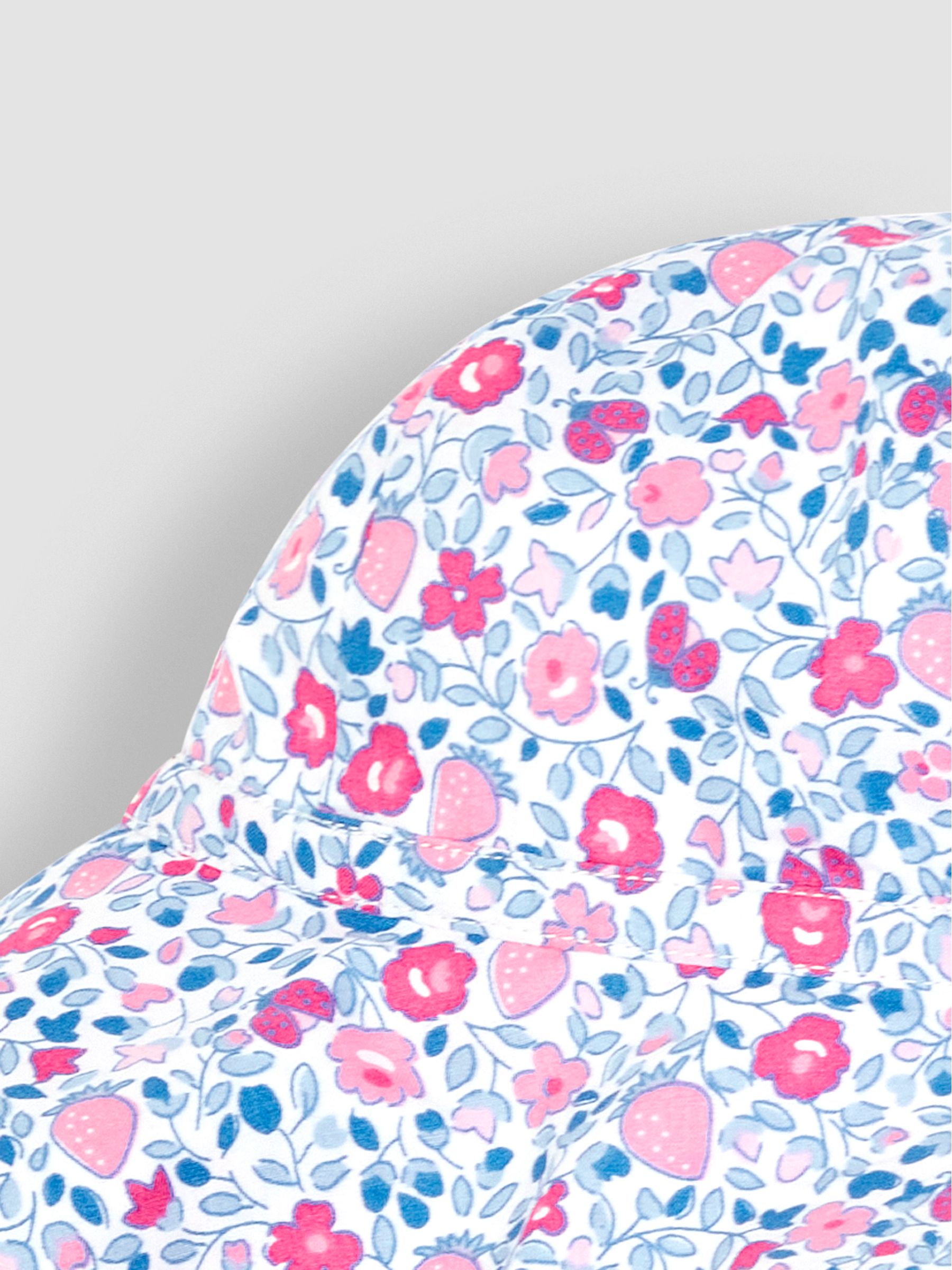 Pink Ladybird Ditsy Floral Floppy Sun Hat - Image 2 of 3