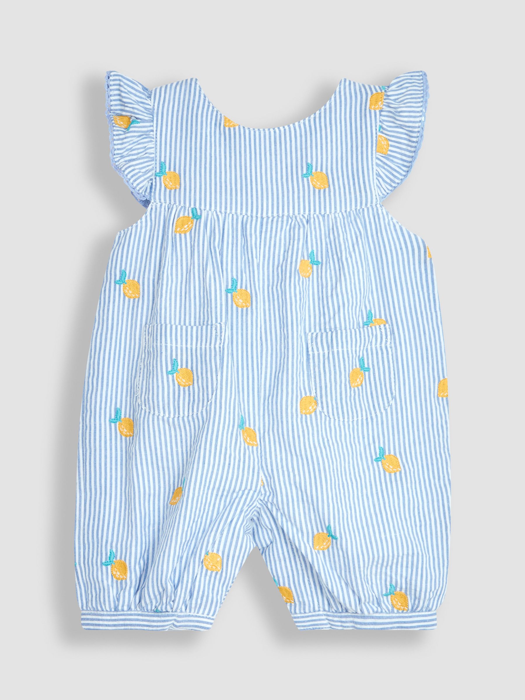 Blue Lemon Embroidered Pretty Sunsuit - Image 3 of 4