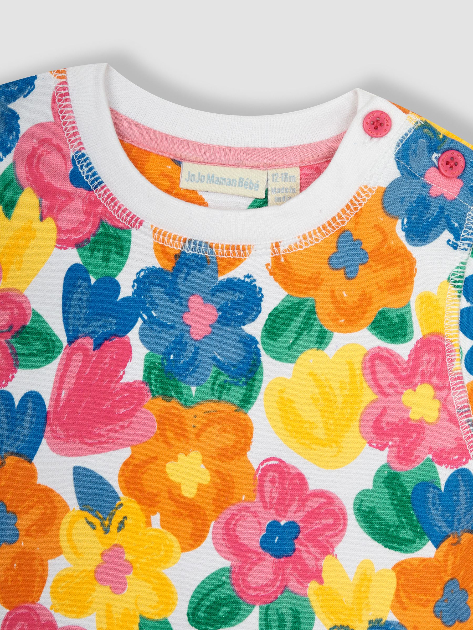 Multi Floral Print Jersey Sweatshirt - Image 2 of 3