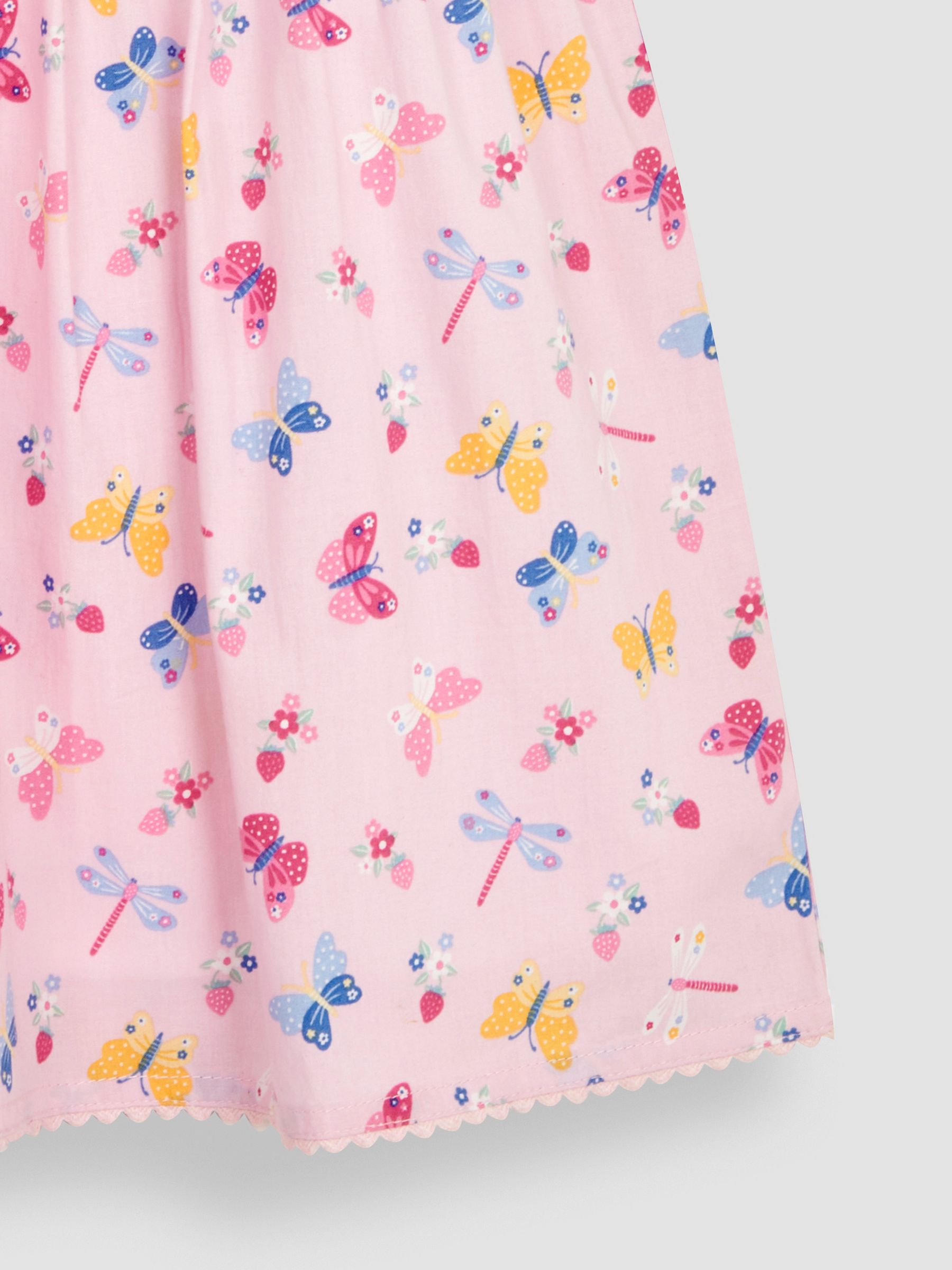 Pink Butterfly & Dragonfly Floral Summer Dress - Image 3 of 3