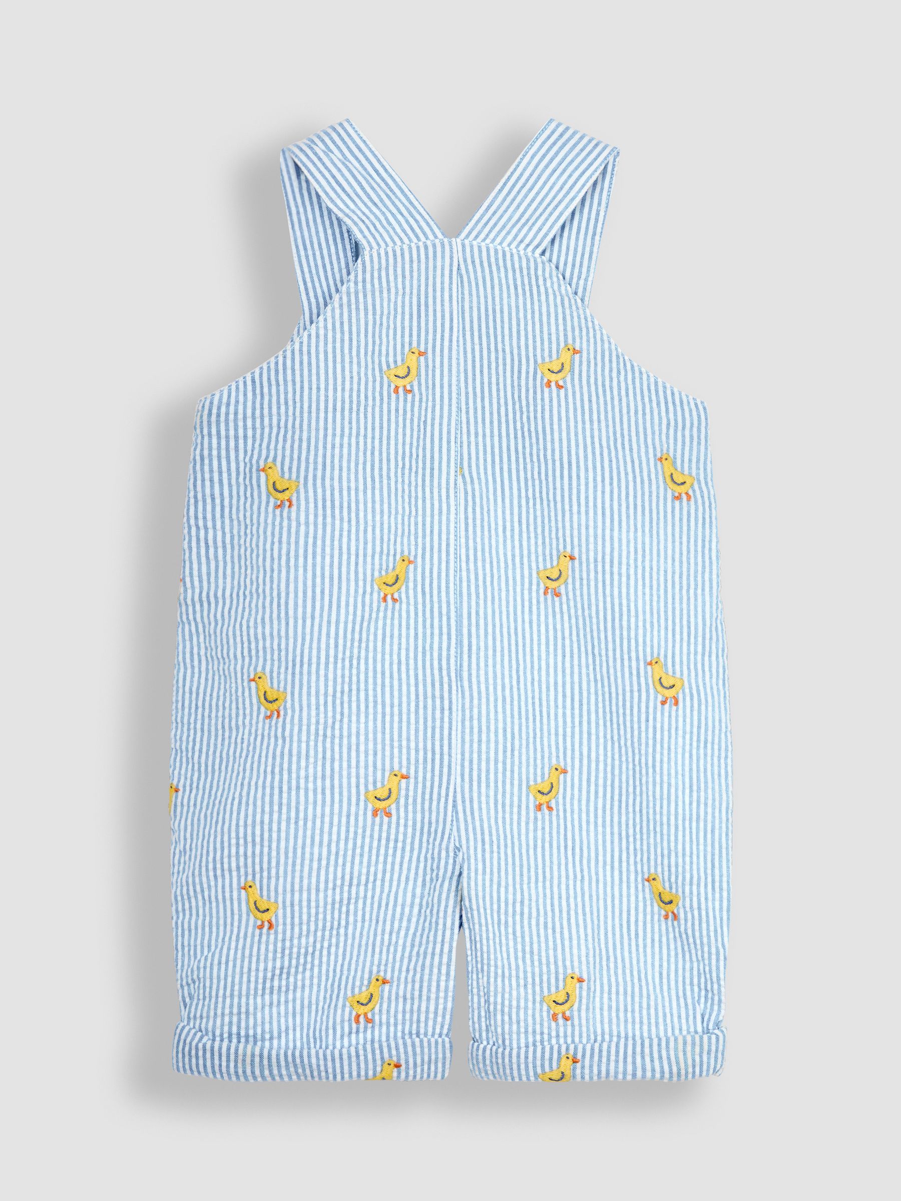 Blue 2-Piece Chicks Embroidered Dungarees & Body Set - Image 2 of 5