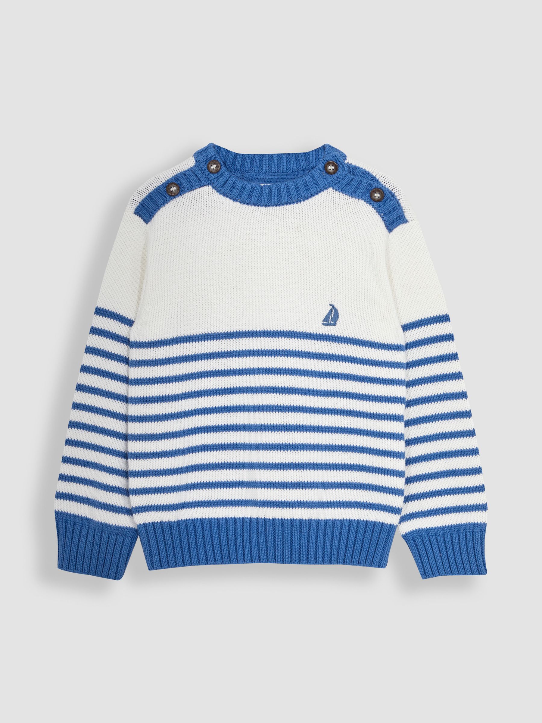 Denim Classic Breton Jumper - Image 1 of 3