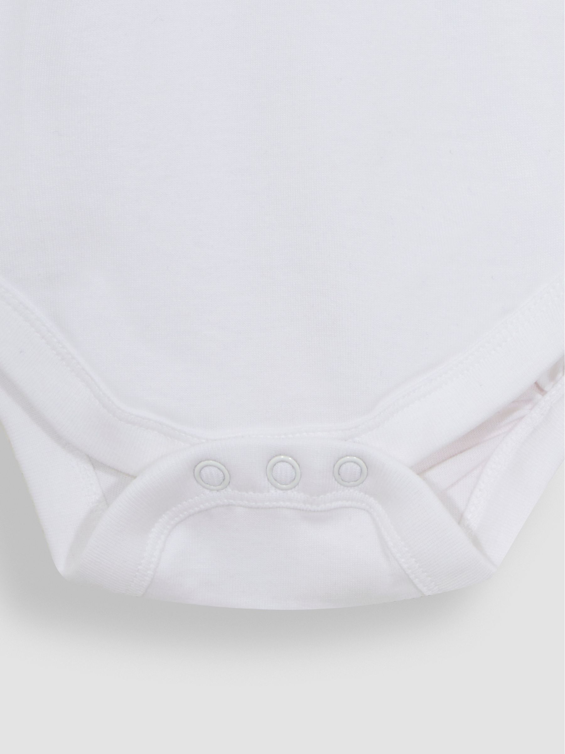 White Broderie Collar Bodysuit - Image 3 of 3