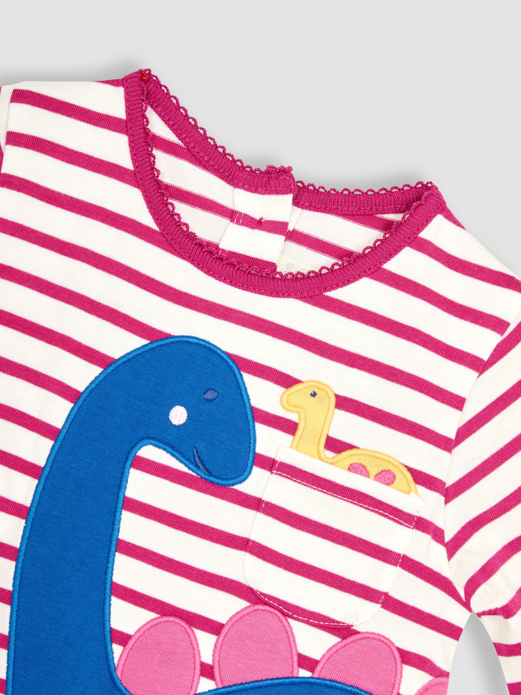 Pink Dino Appliqué Top - Image 6 of 6