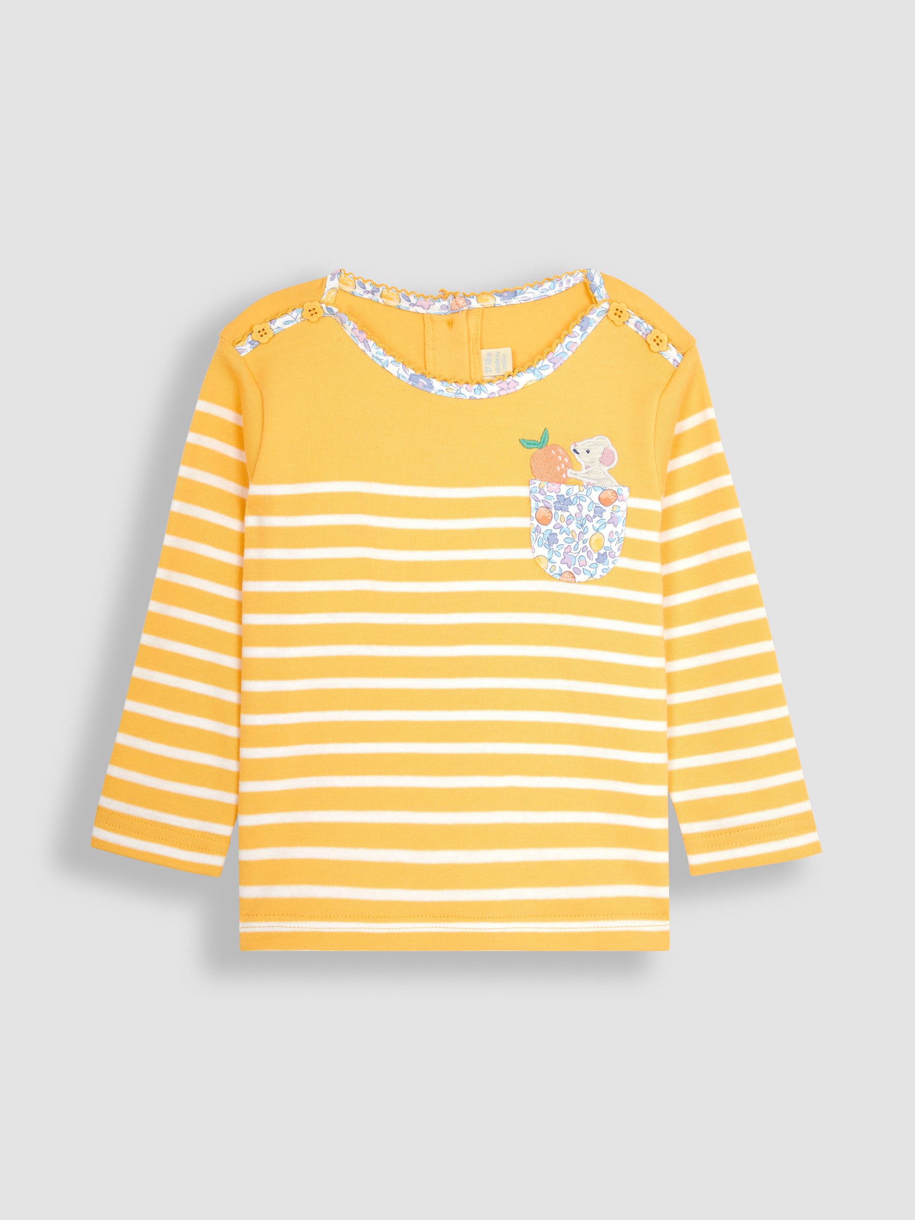 Yellow Mouse Pocket Breton Top - Image 3 of 5