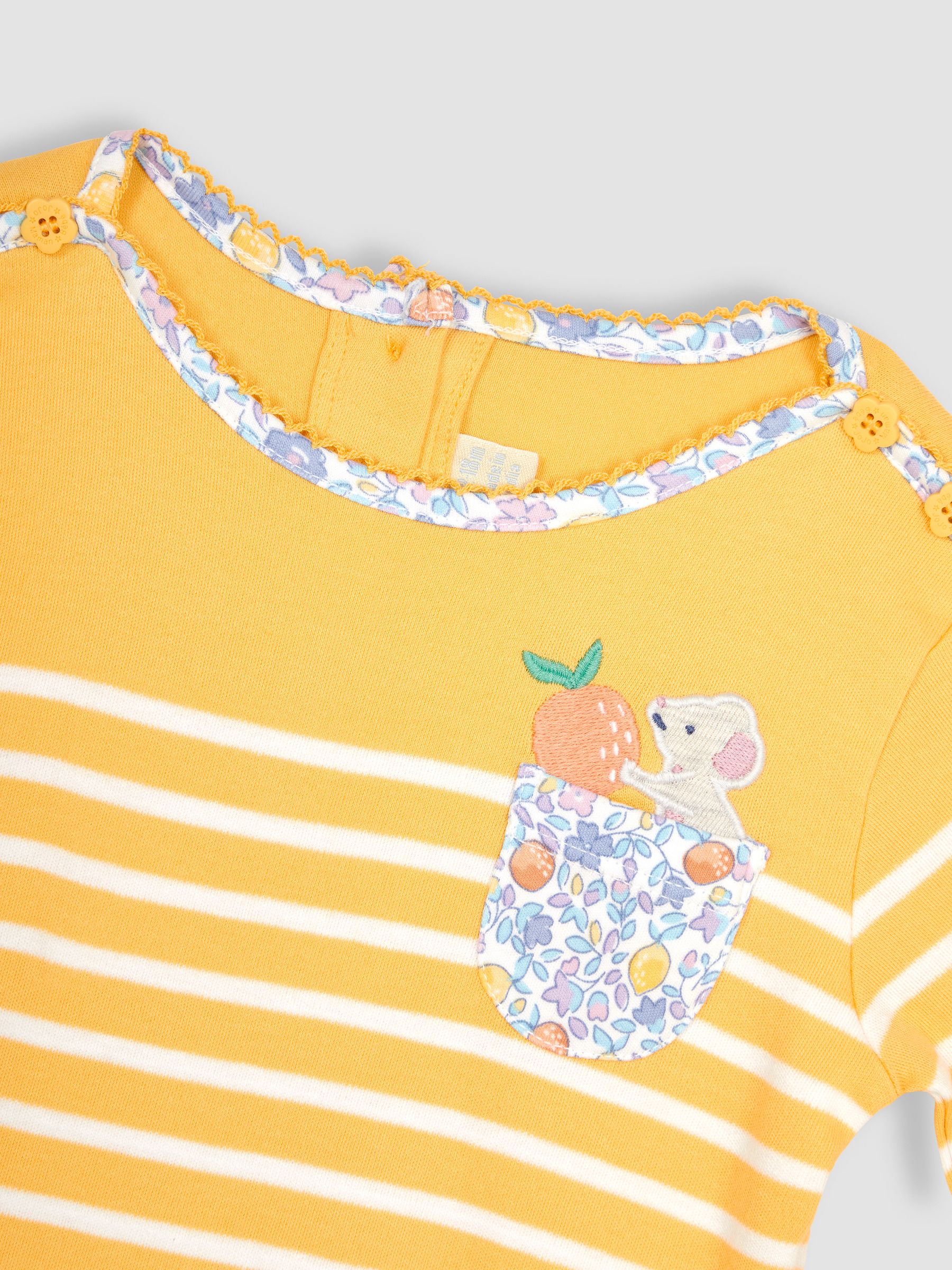 Yellow Mouse Pocket Breton Top - Image 4 of 5
