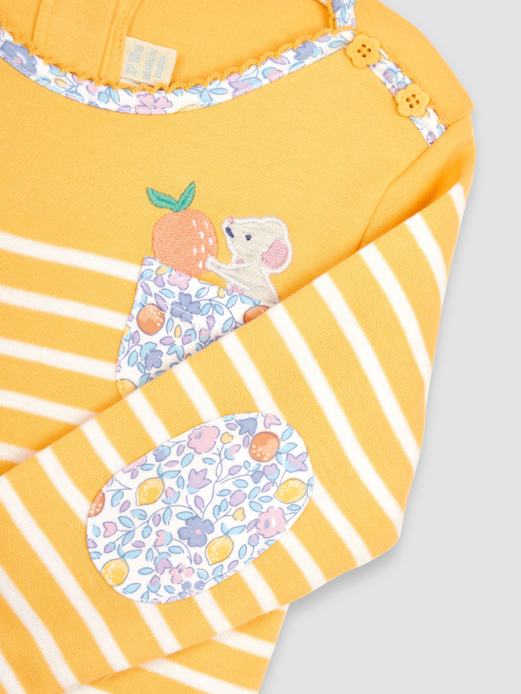 Yellow Mouse Pocket Breton Top - Image 5 of 5