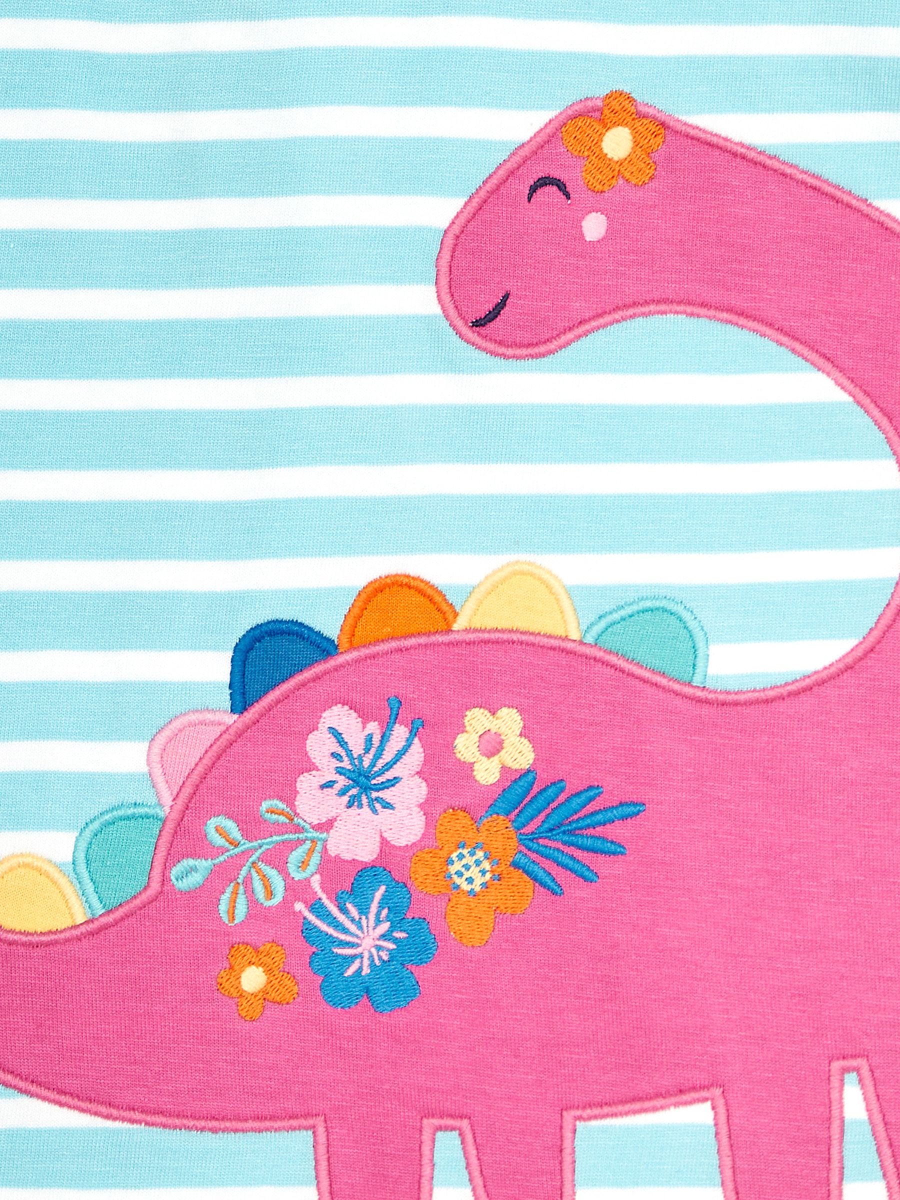 Duck Egg Stegosaurus Appliqué T-Shirt - Image 3 of 3