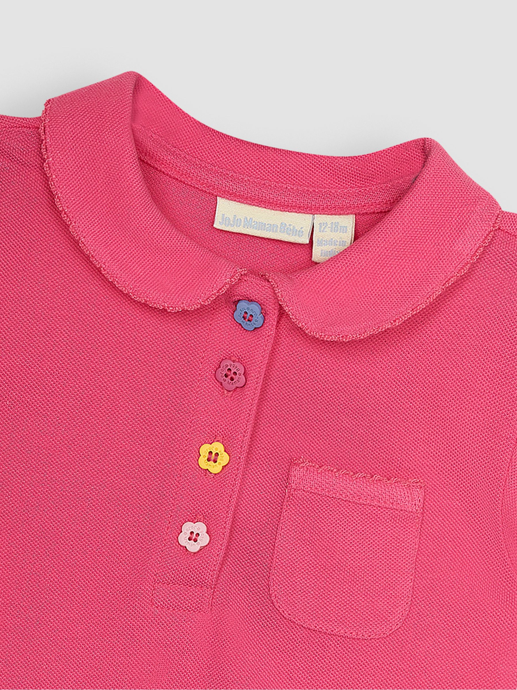 Fuchsia Pink Pretty Polo Shirt - Image 2 of 3