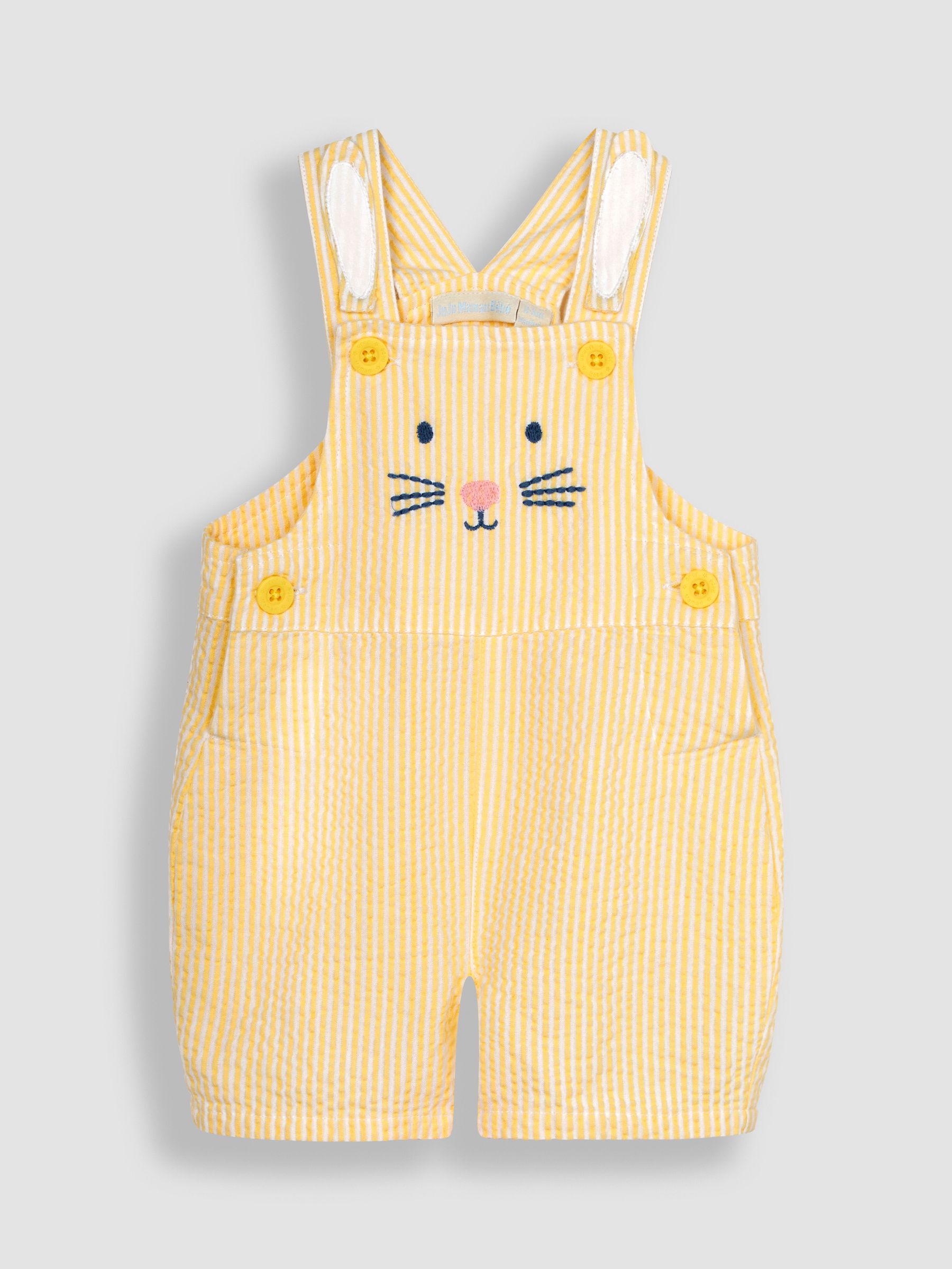 Yellow 2-Piece Bunny Novelty Dungarees & Body Set - Image 4 of 7