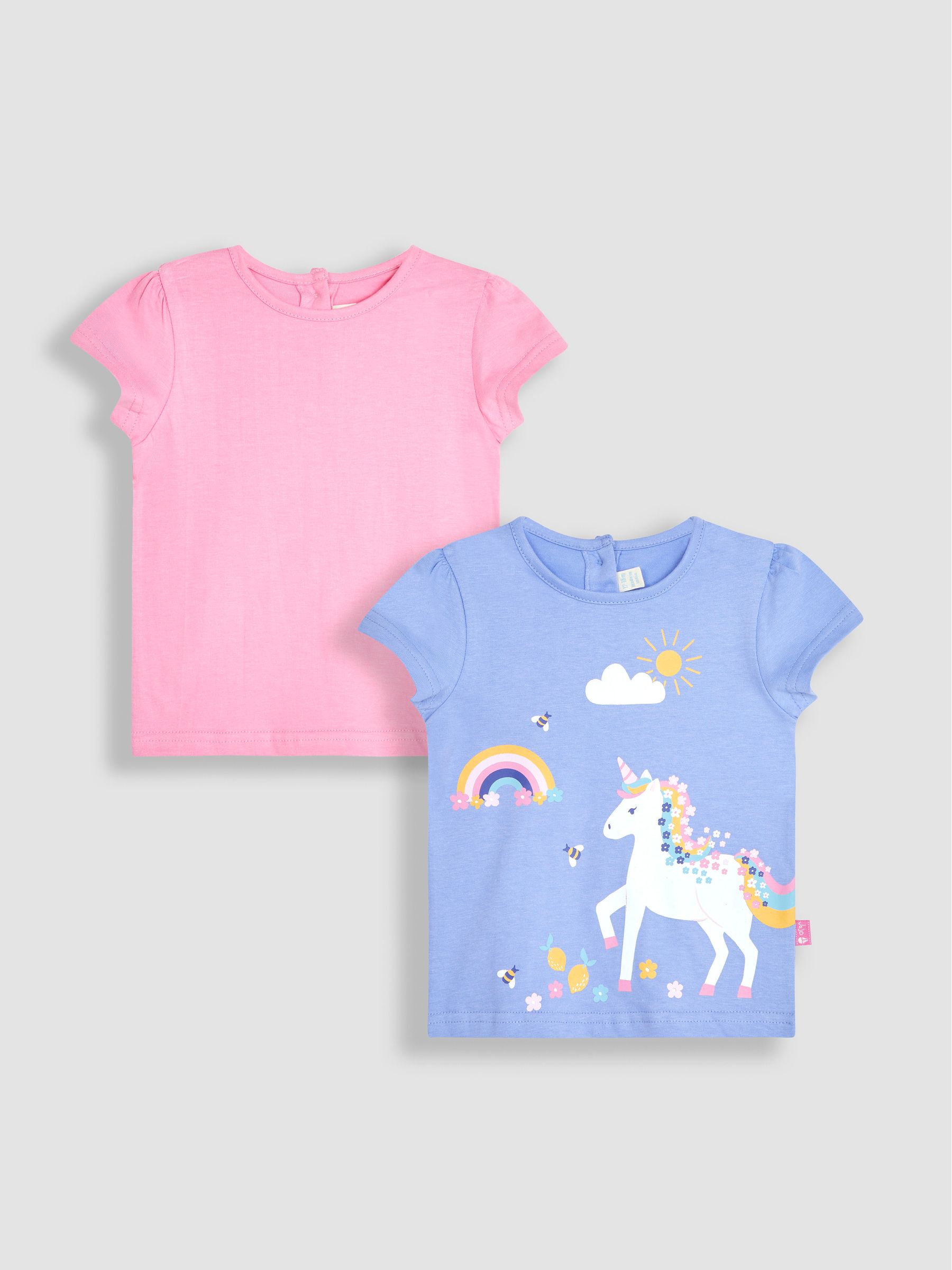 Lilac Purple Unicorn & Pink 2-Pack T-Shirts - Image 2 of 6