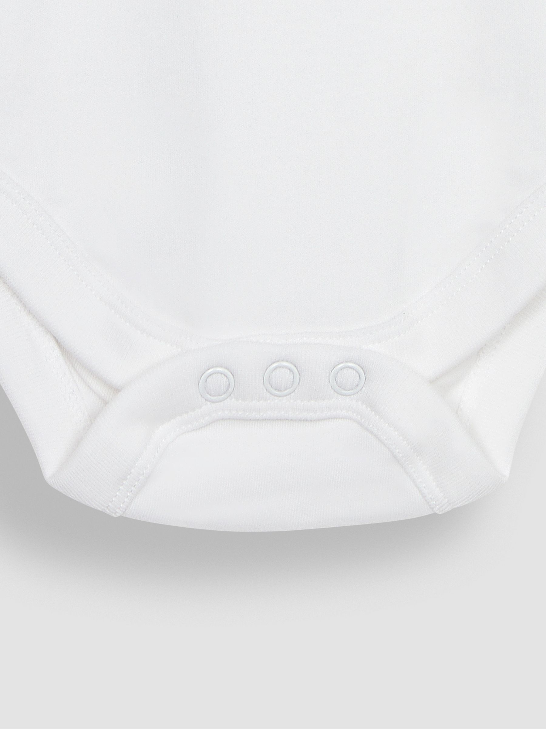 White Bee Embroidered Collar Bodysuit - Image 3 of 3