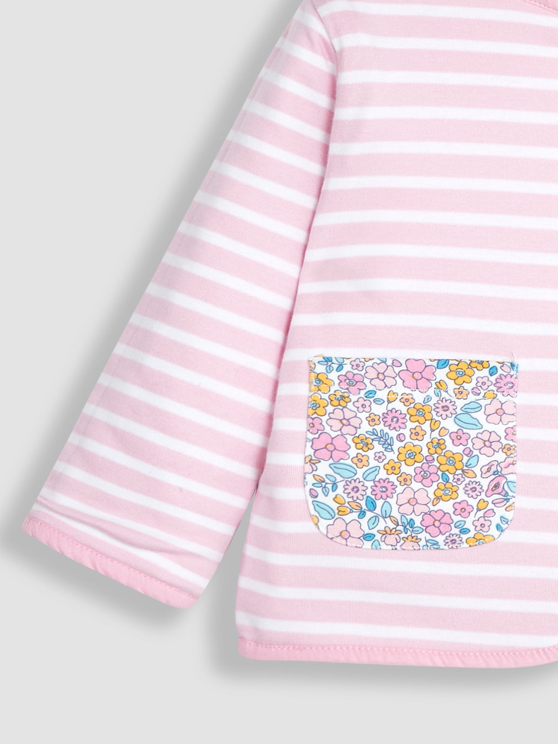 Pink Jungle Floral Quilted Reversible Jacket - Image 5 of 5