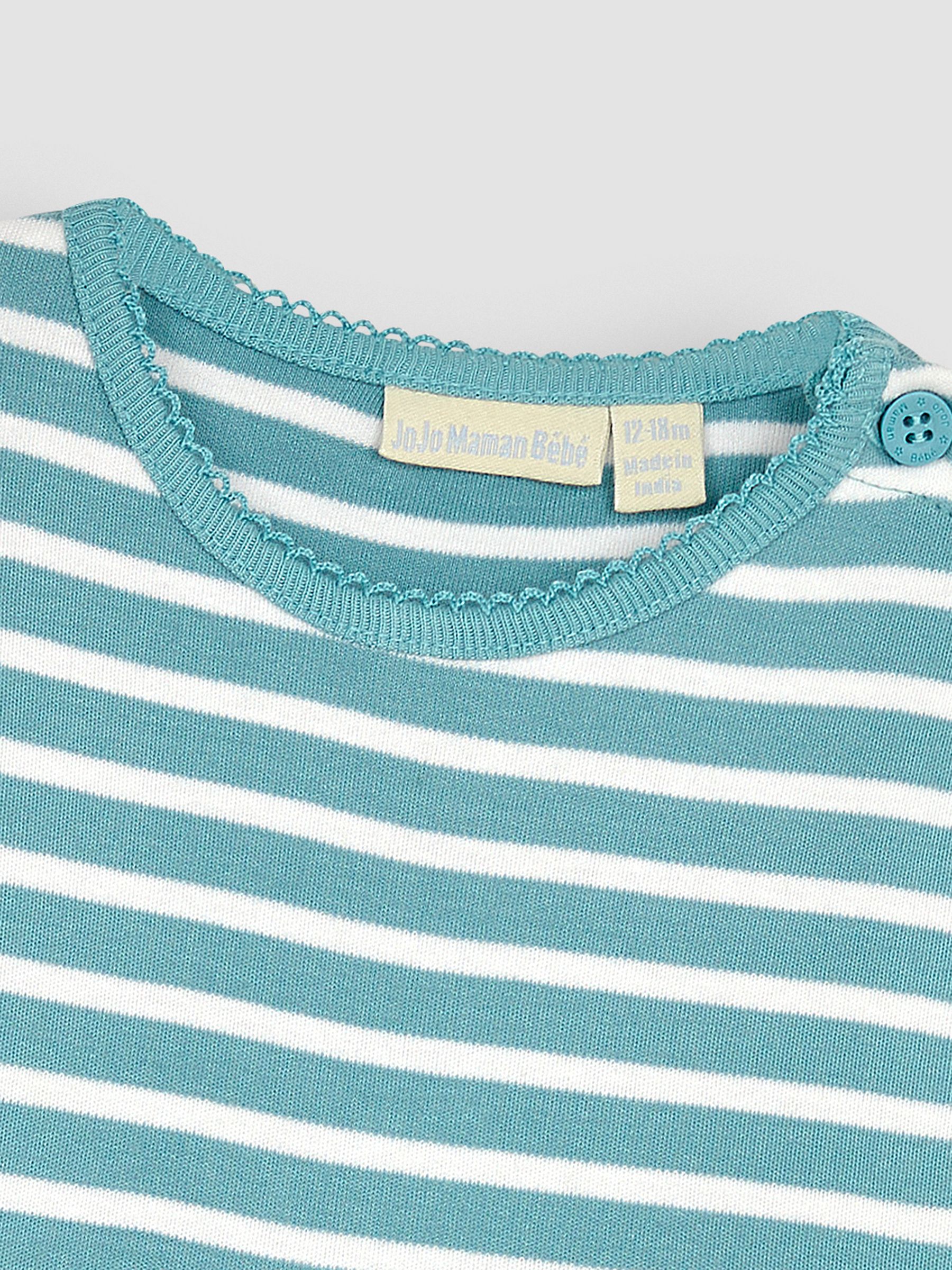 Duck Egg Blue Safari Animals Appliqué Hem Jersey Dress - Image 2 of 4