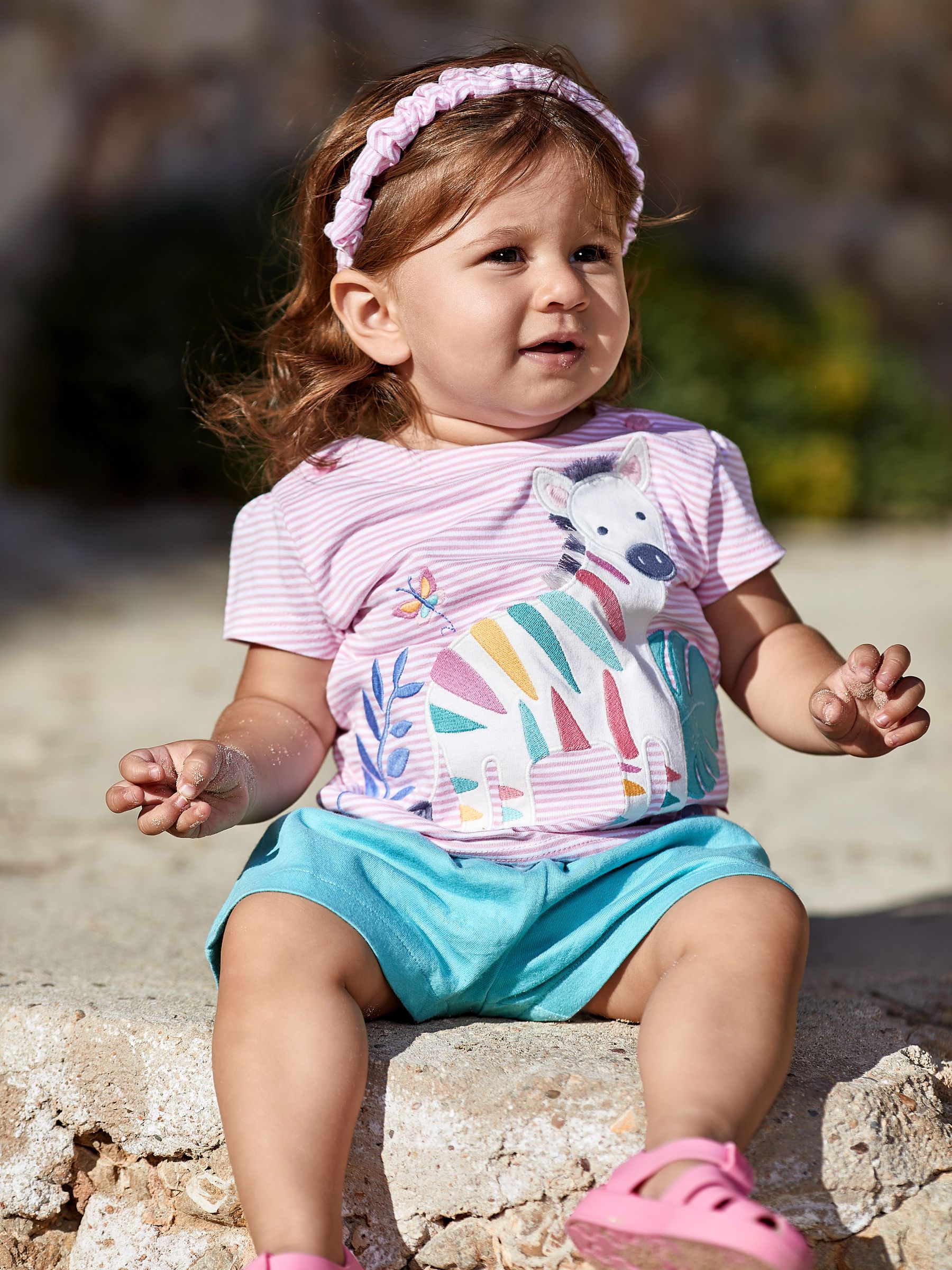 Pink Apple & Duck Egg Blue 2-Pack Pretty Shorts - Image 2 of 6