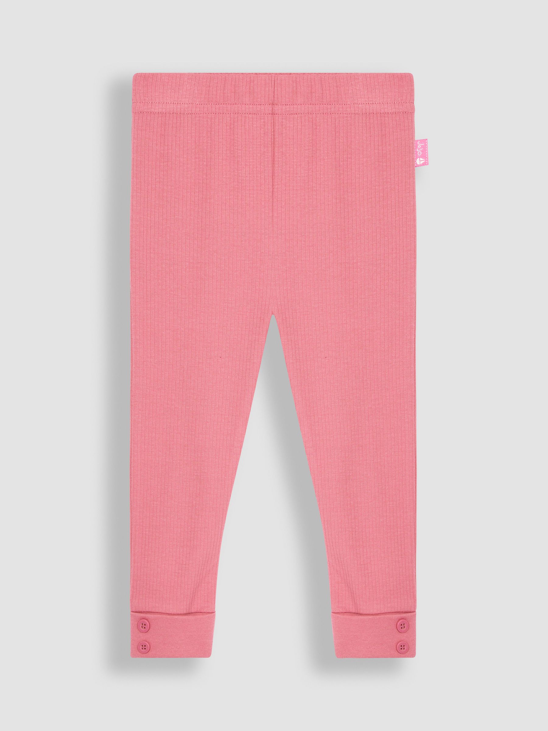 Pink & Yellow 2-Pack Rib Leggings - Image 2 of 9