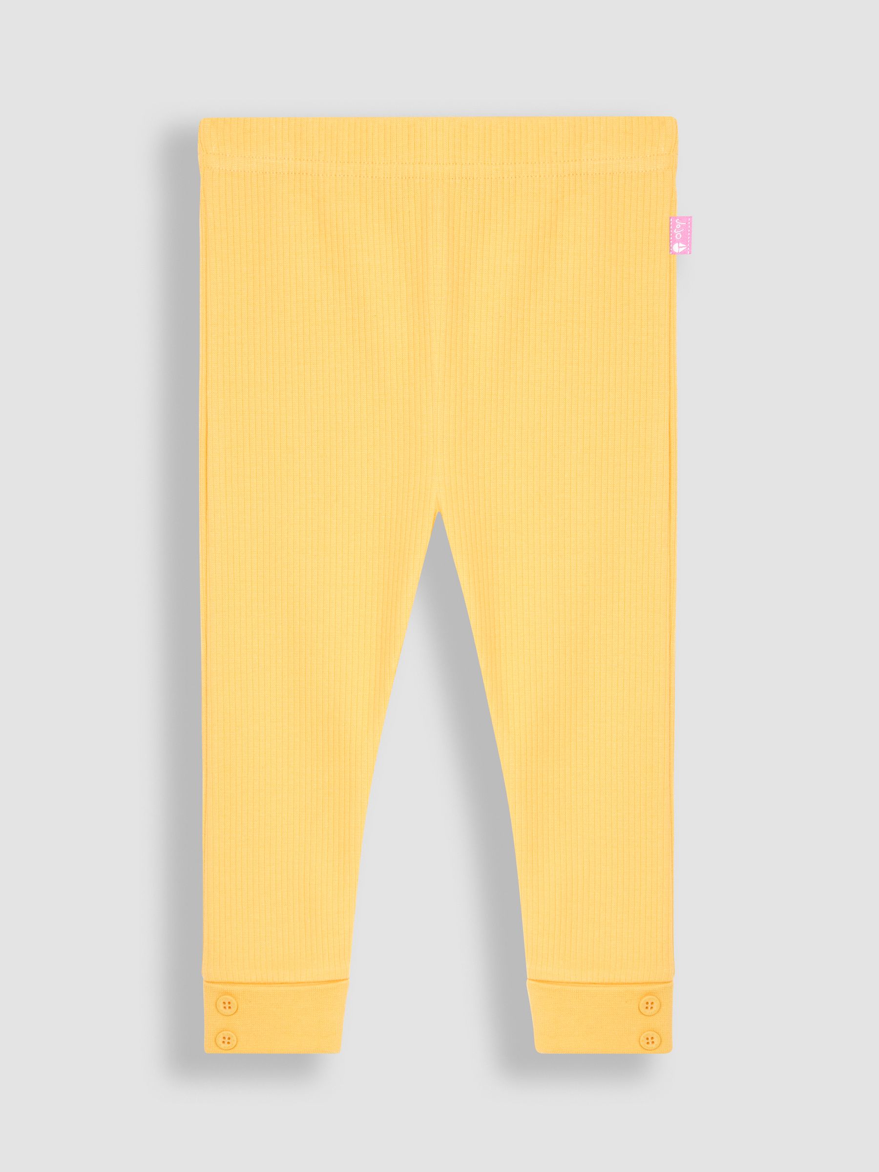 Pink & Yellow 2-Pack Rib Leggings - Image 3 of 9