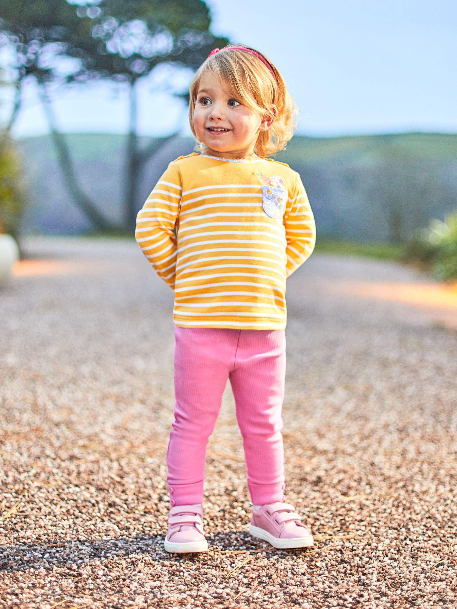 Pink & Yellow 2-Pack Rib Leggings - Image 6 of 9