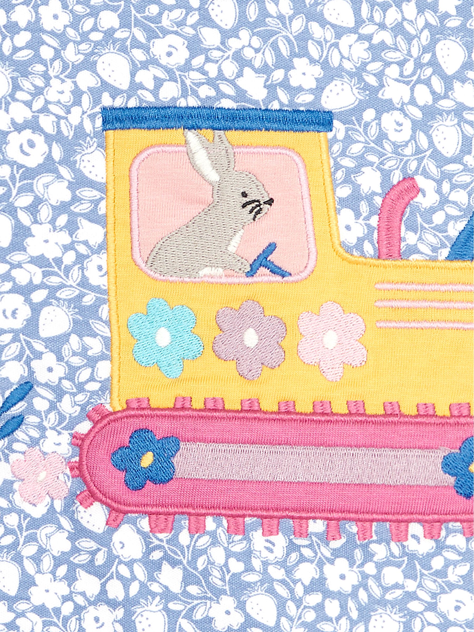 Blue Bunny & Digger Appliqué Top - Image 3 of 3