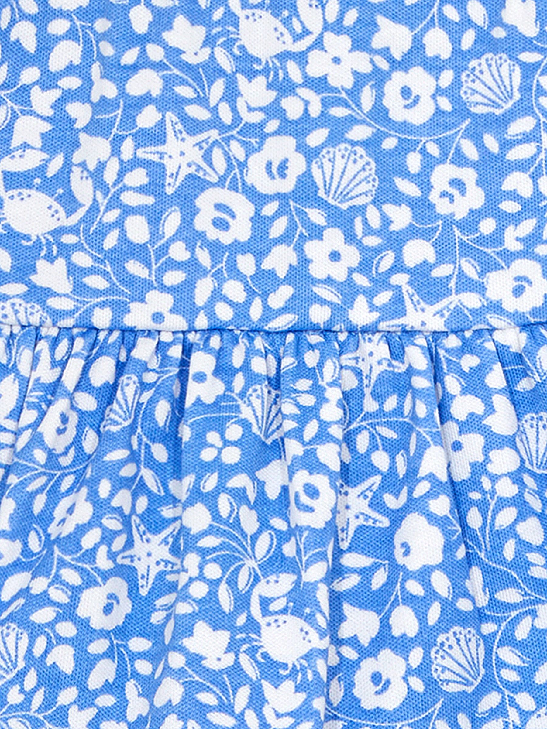 Blue Nautical Ditsy Floral Print Skort - Image 3 of 3