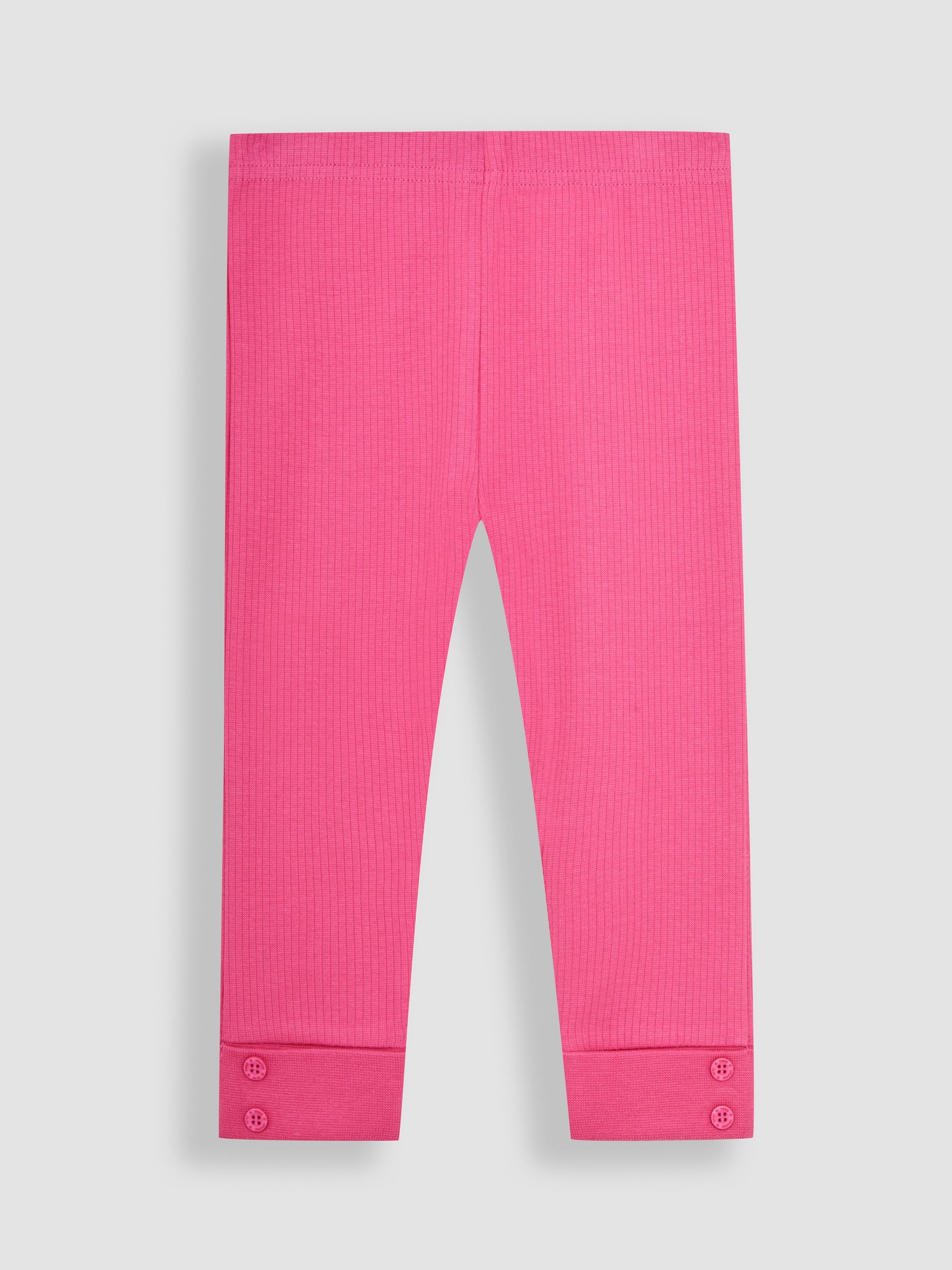 Blue & Raspberry Pink 2-Pack Rib Leggings - Image 2 of 3