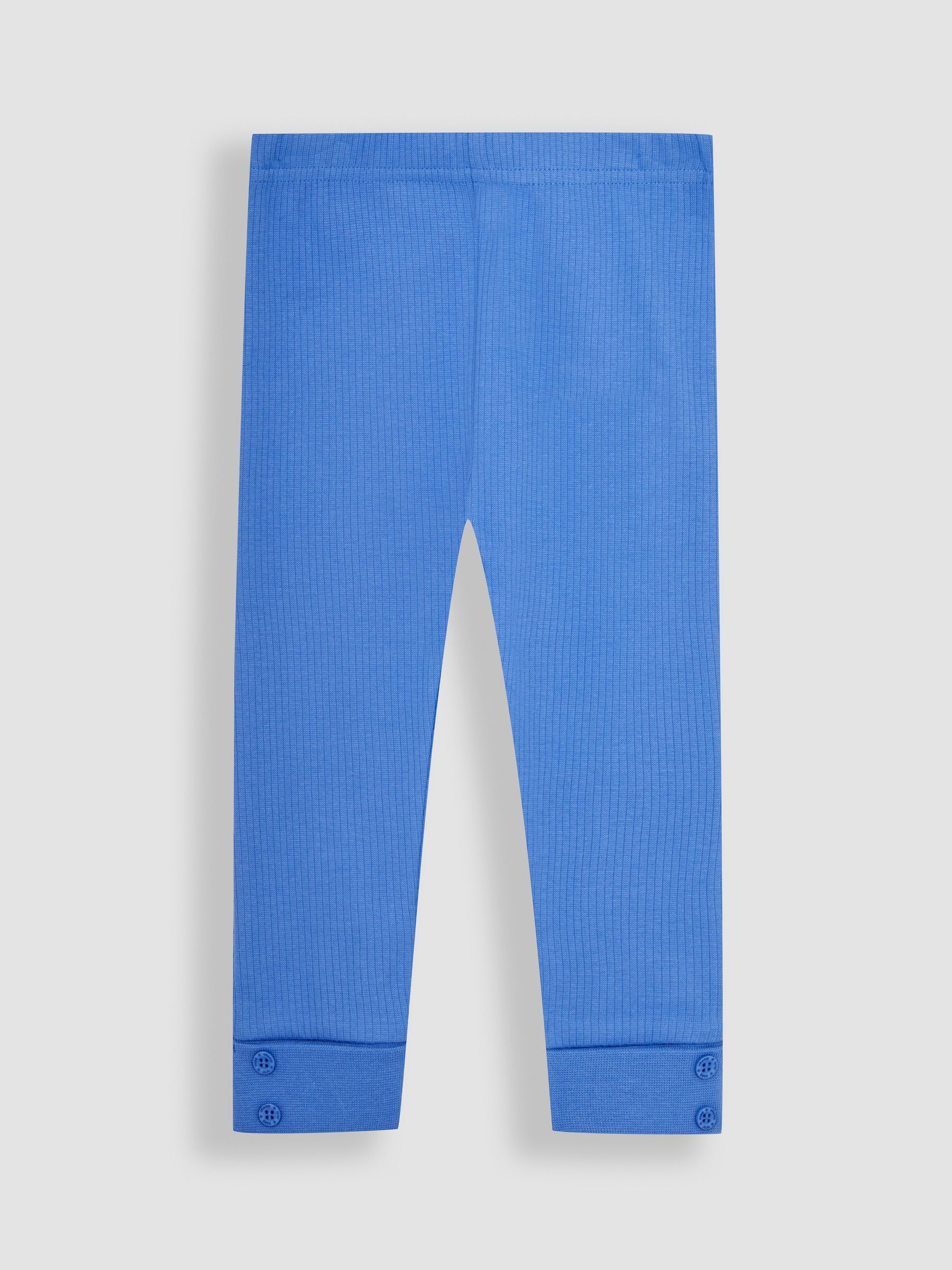 Blue & Raspberry Pink 2-Pack Rib Leggings - Image 3 of 3