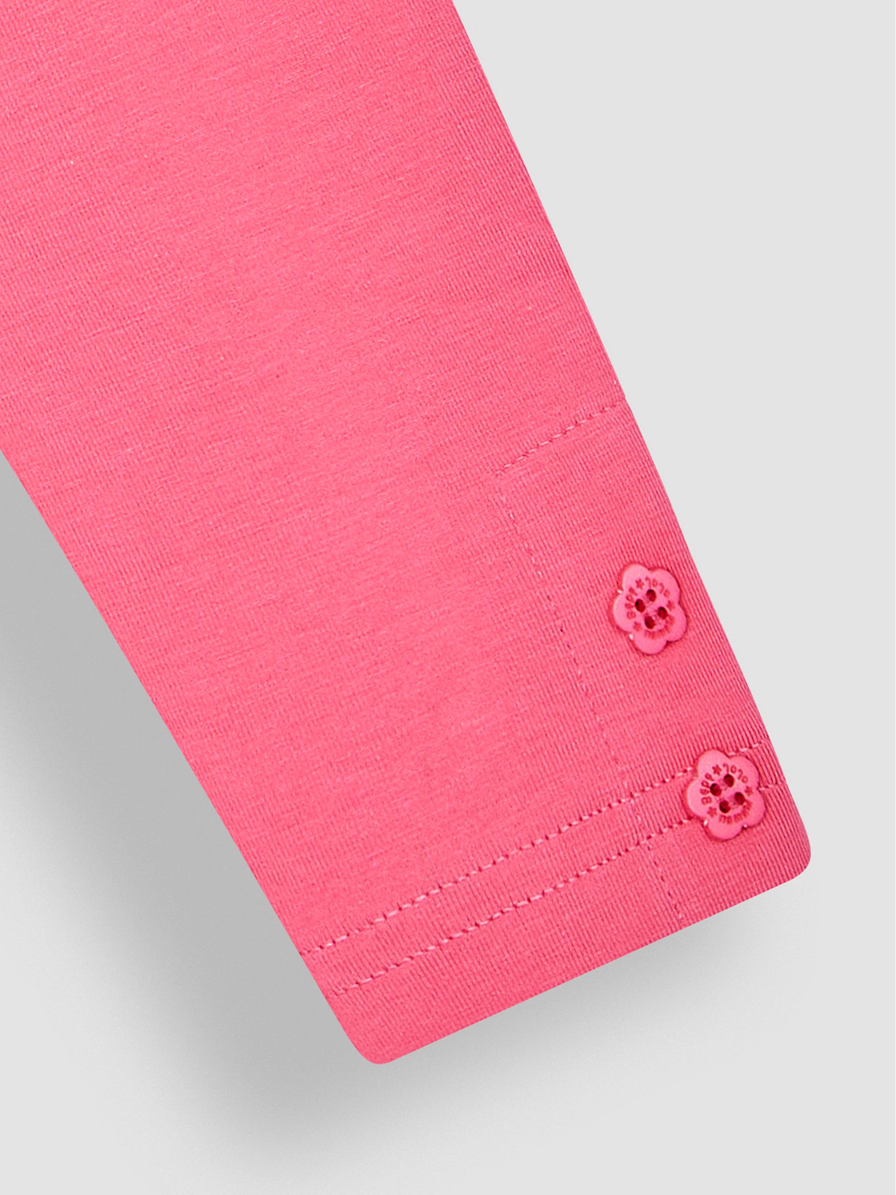 Coral Strawberry Ditsy Floral & Pink 2-Pack Leggings - Image 5 of 6