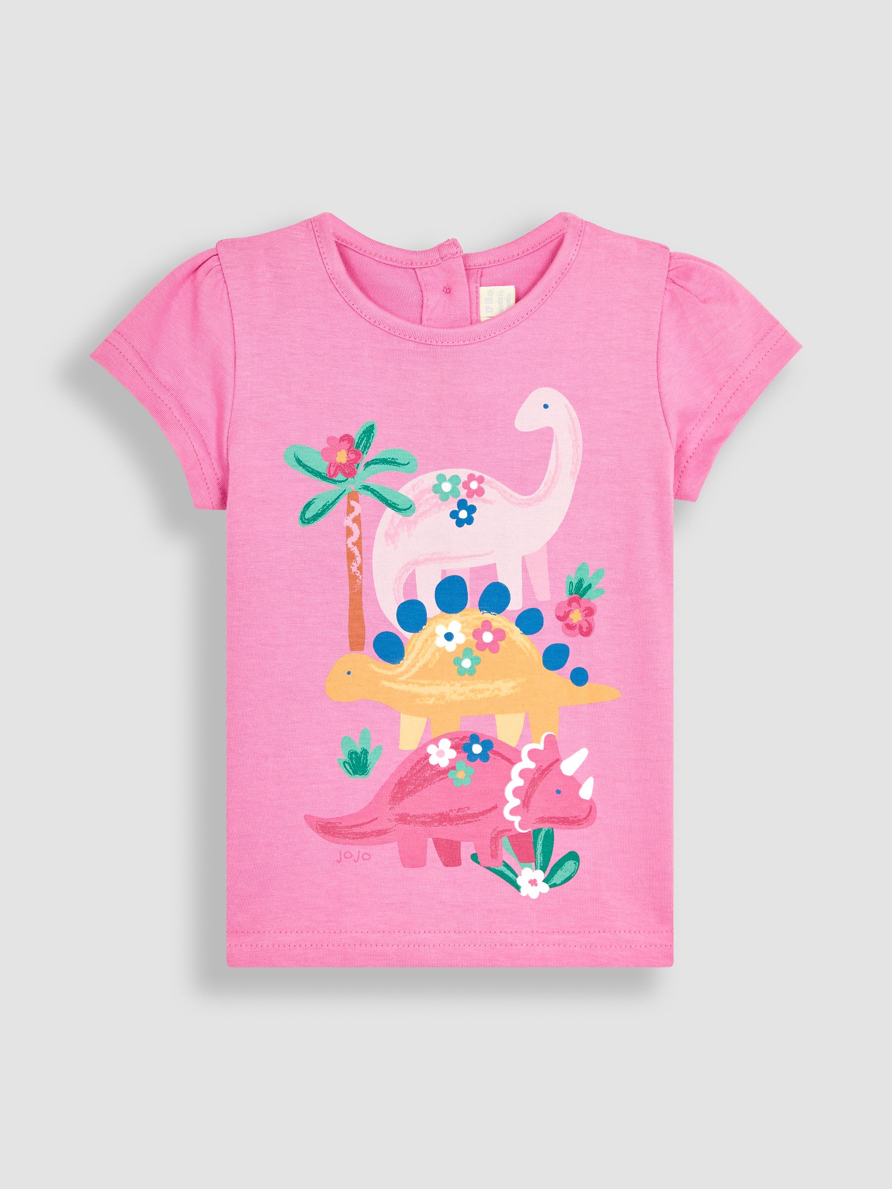 Fuchsia Dino Friends T-Shirt - Image 1 of 3