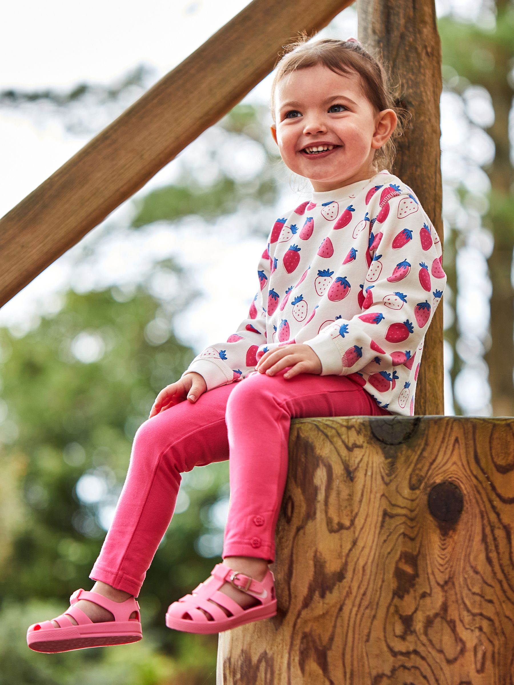 Pink Strawberry & Pink 2-Pack Leggings - Image 6 of 7