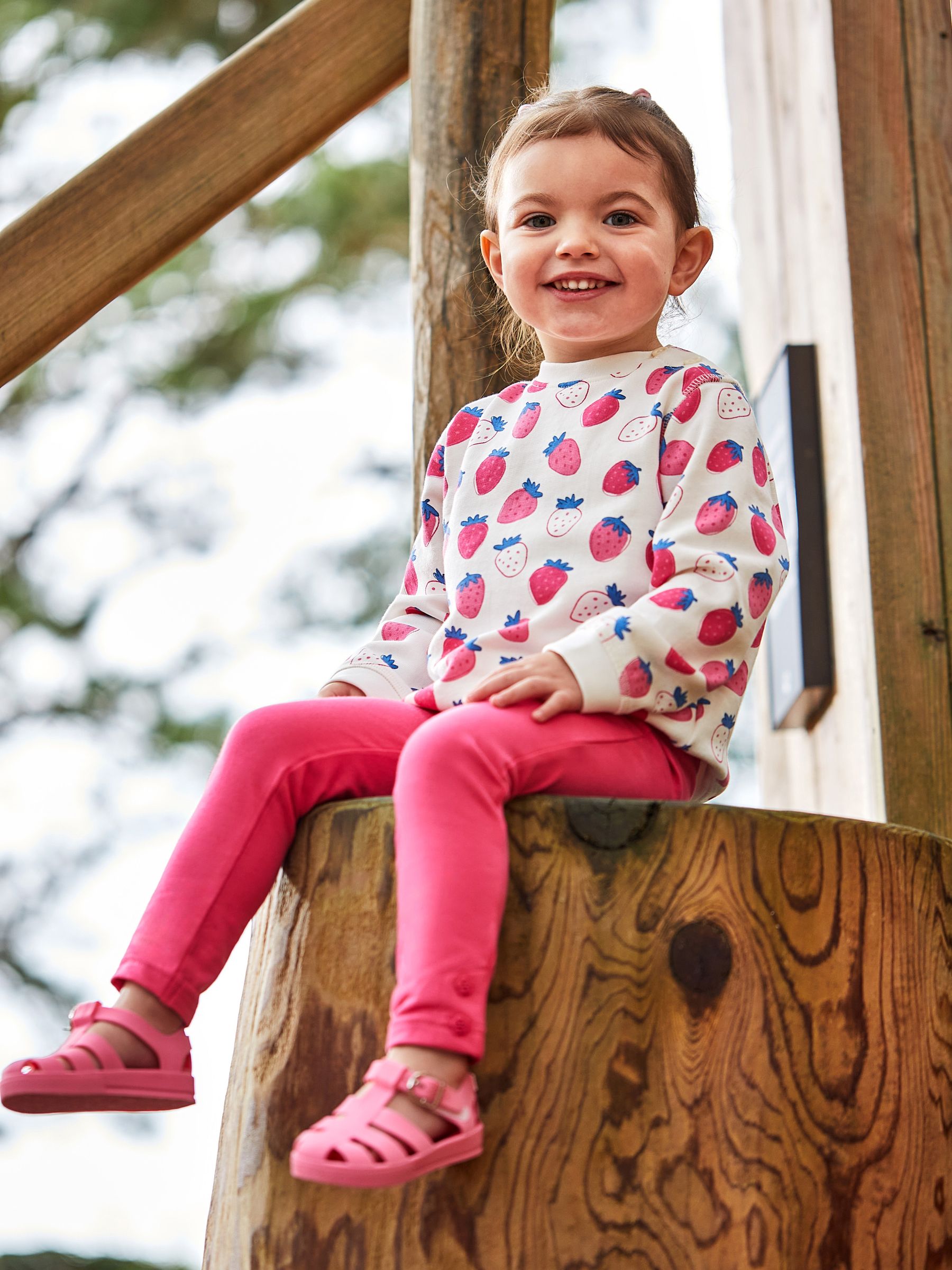 Pink Strawberry & Pink 2-Pack Leggings - Image 7 of 7