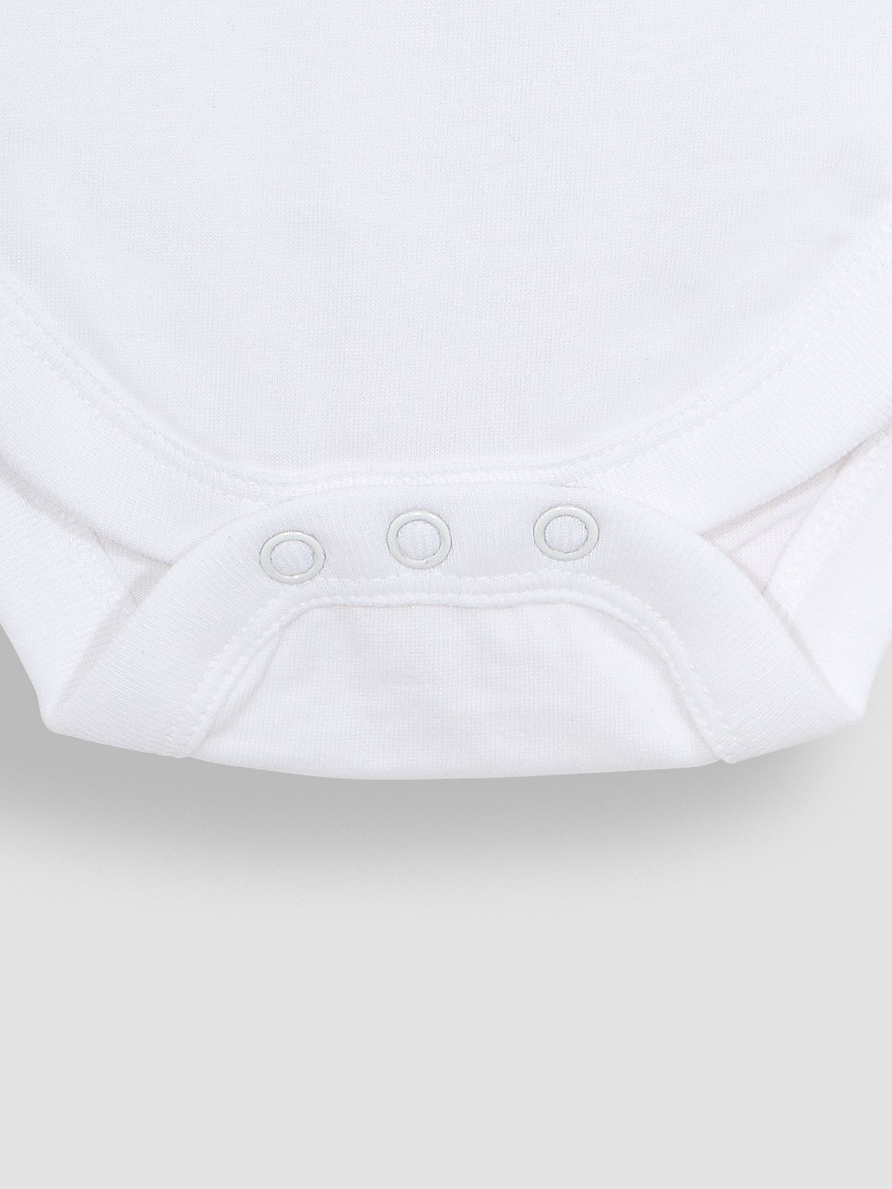 White Ditsy Floral Collar Bodysuit - Image 3 of 3