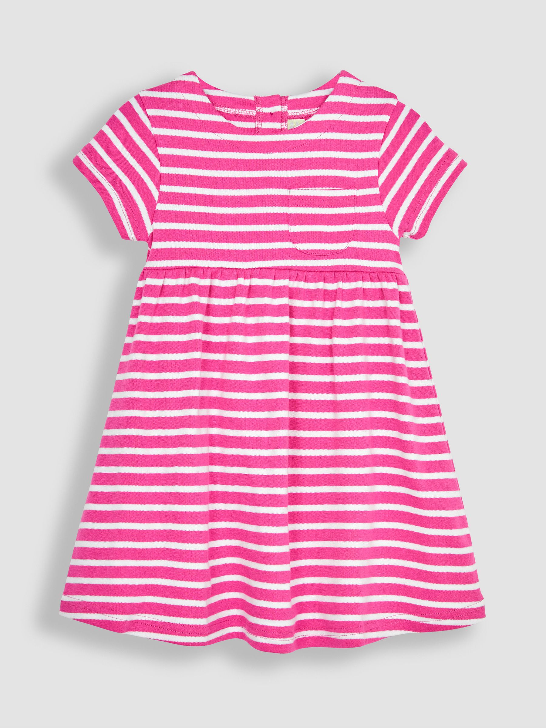 Pink Classic Stripe Jersey Dress - Image 1 of 3
