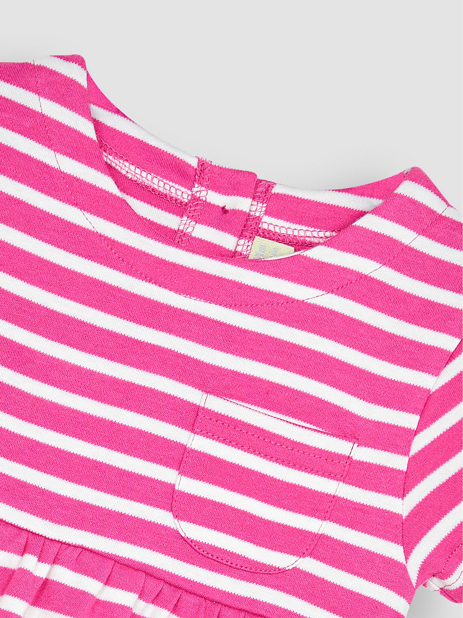 Pink Classic Stripe Jersey Dress - Image 2 of 3