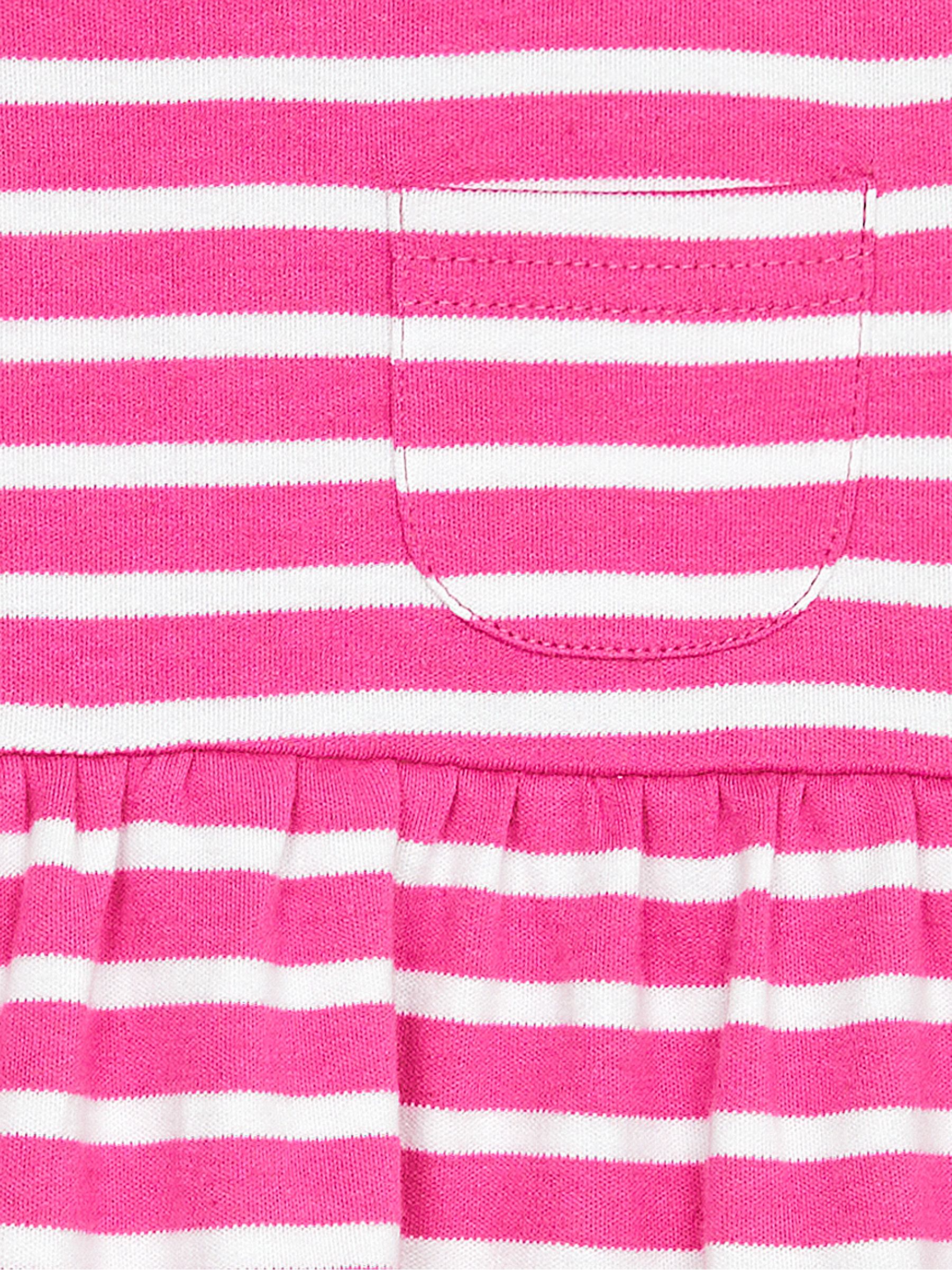 Pink Classic Stripe Jersey Dress - Image 3 of 3