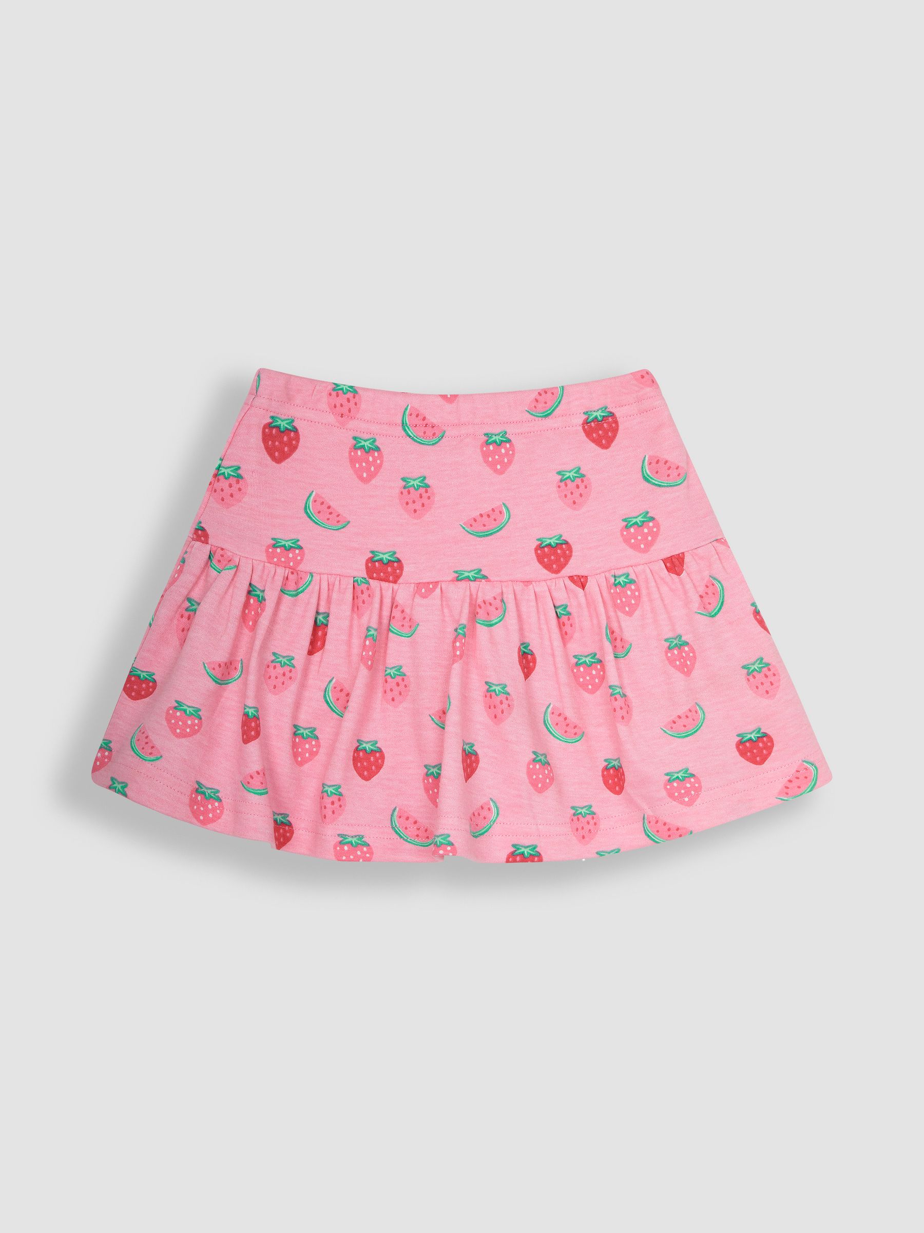 Pink Strawberry Print Skort - Image 2 of 4