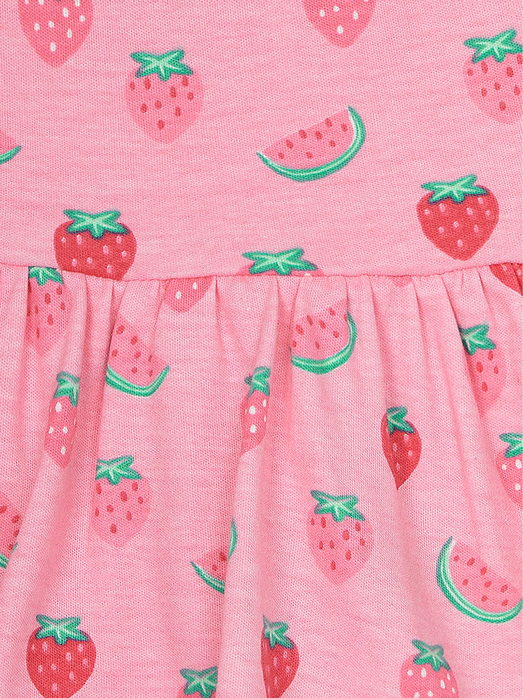 Pink Strawberry Print Skort - Image 4 of 4