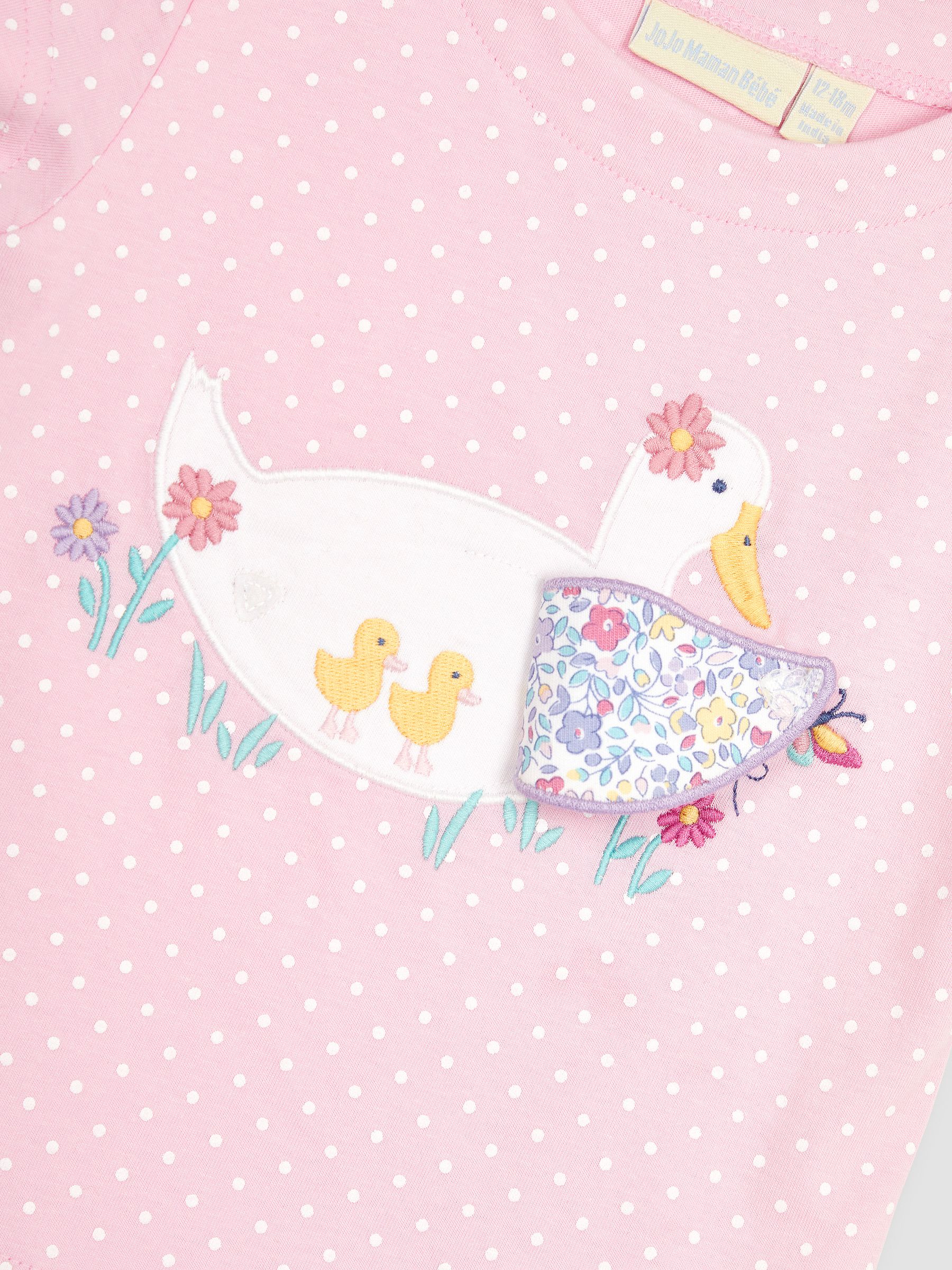 Pink Duck Appliqué T-Shirt - Image 5 of 5