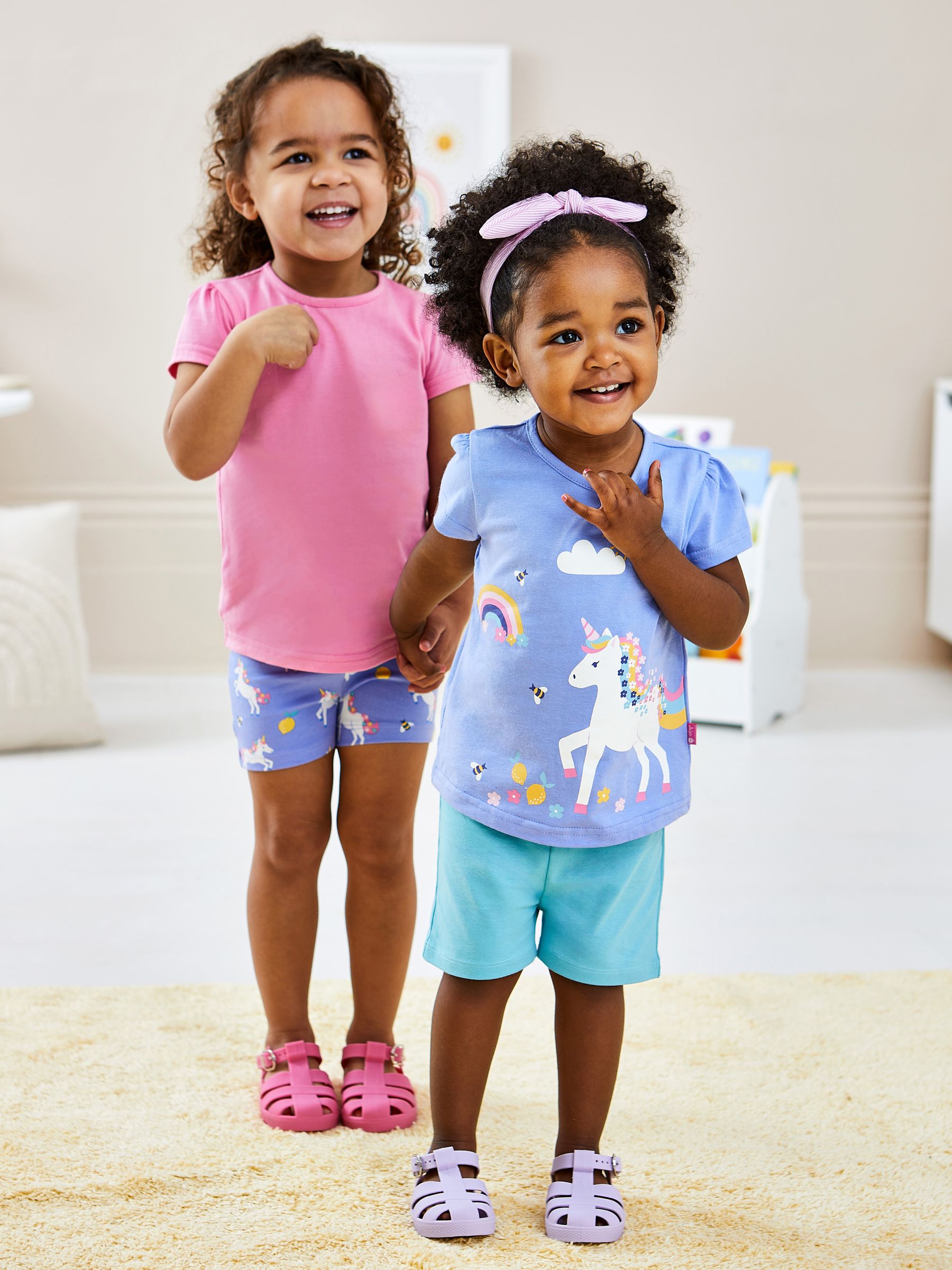 2-Pack Unicorn Shorts in Lilac - Image 4 of 4