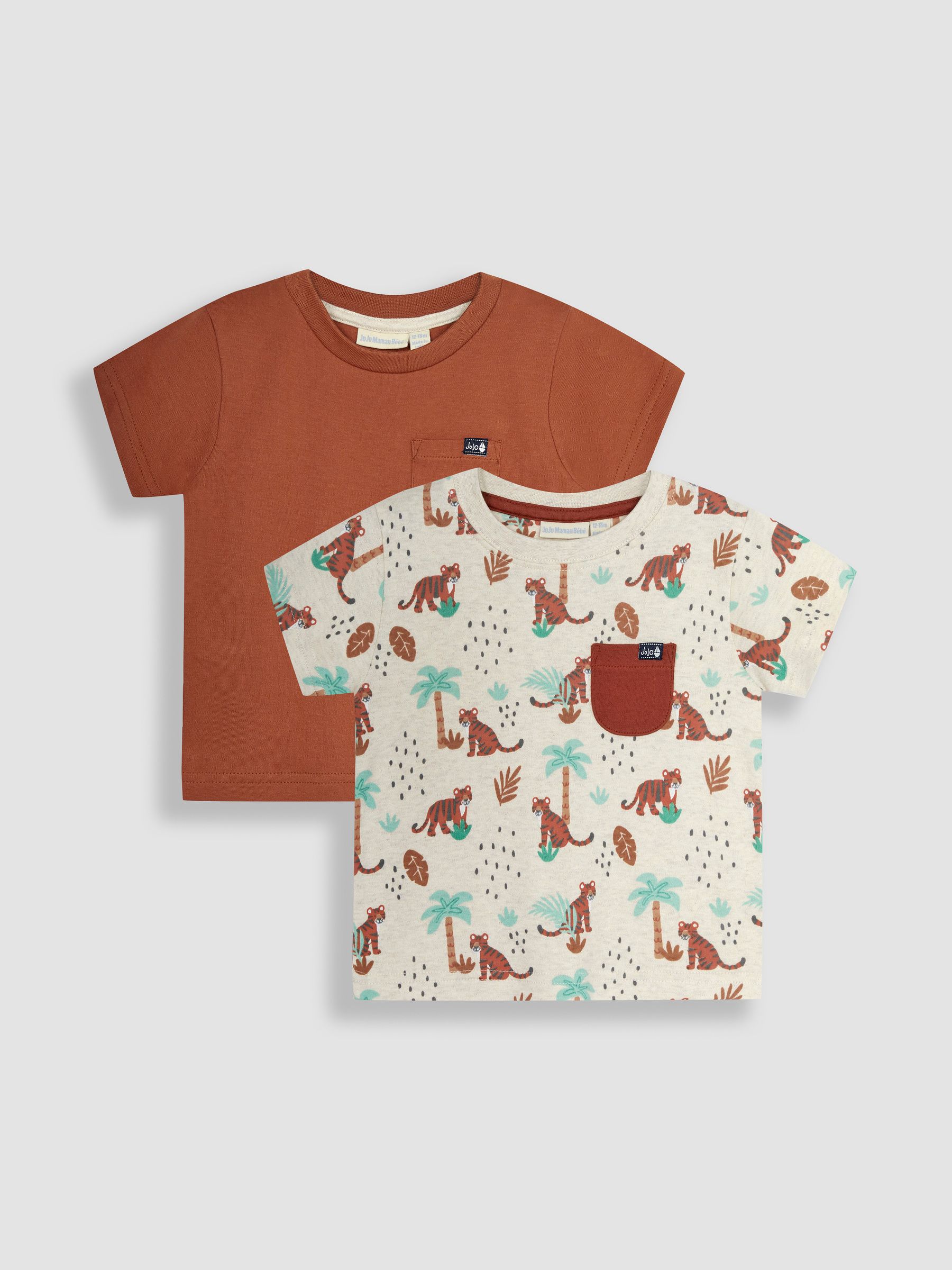 Natural Tigers 2-Pack Pocket T-Shirts - Image 1 of 4