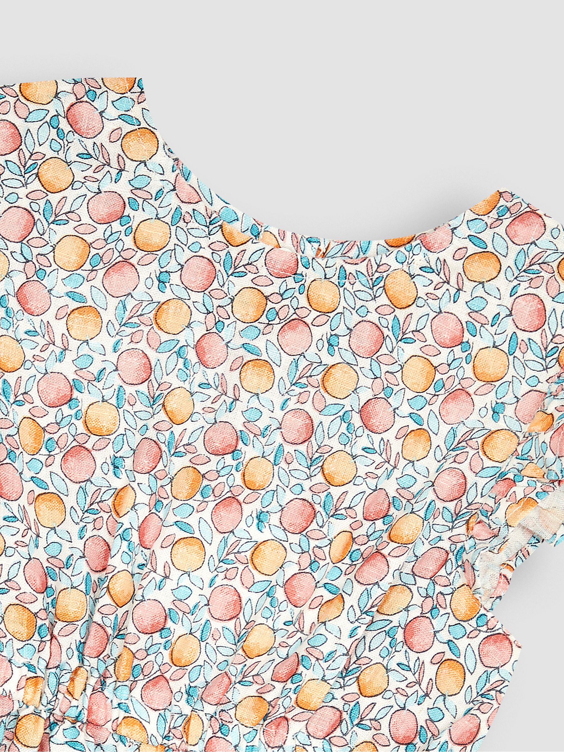 Pink Apple & Peach Floral Playsuit - Image 3 of 3