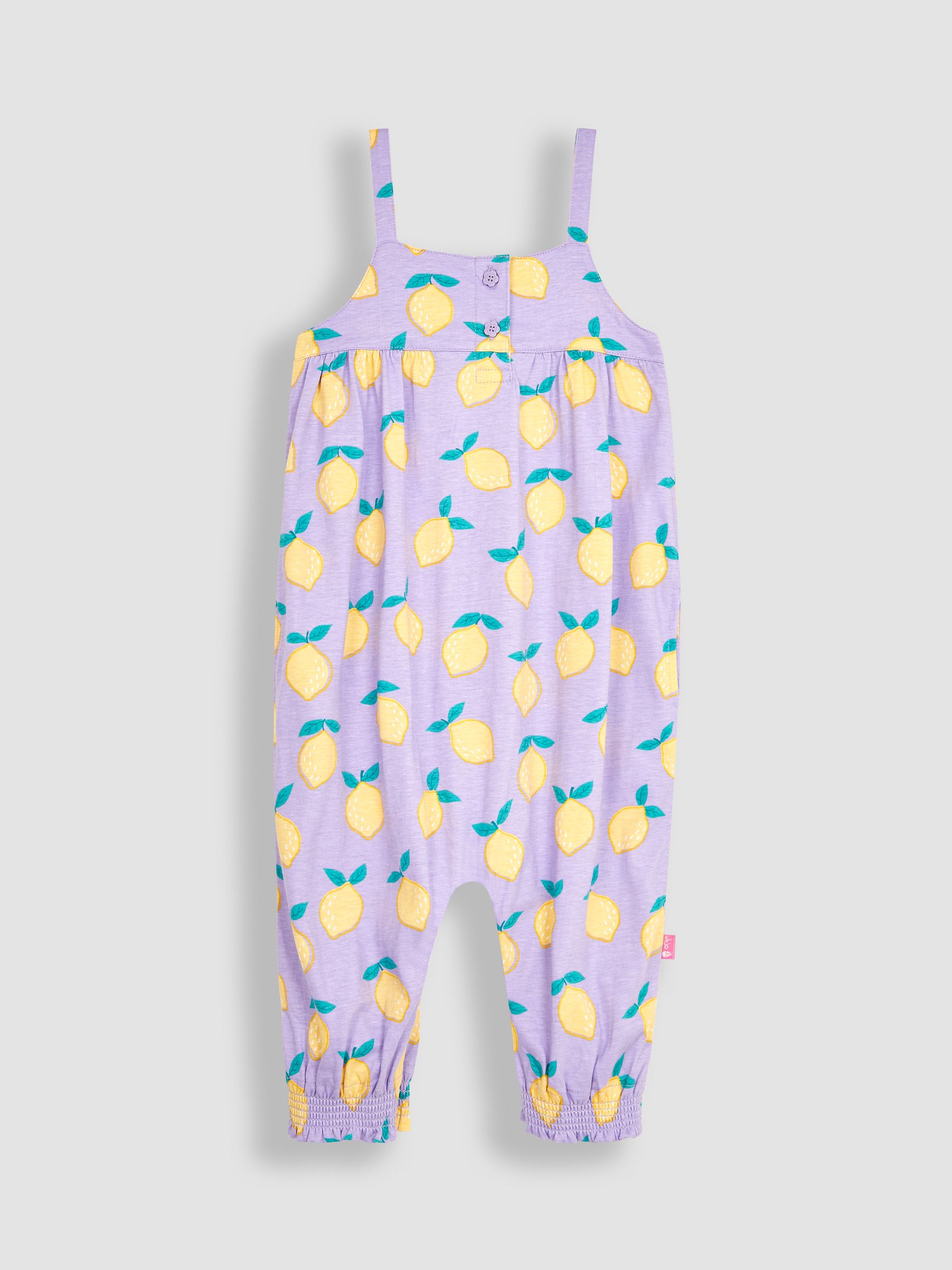Lilac Purple Lemon Print Jumpsuit - Image 1 of 3